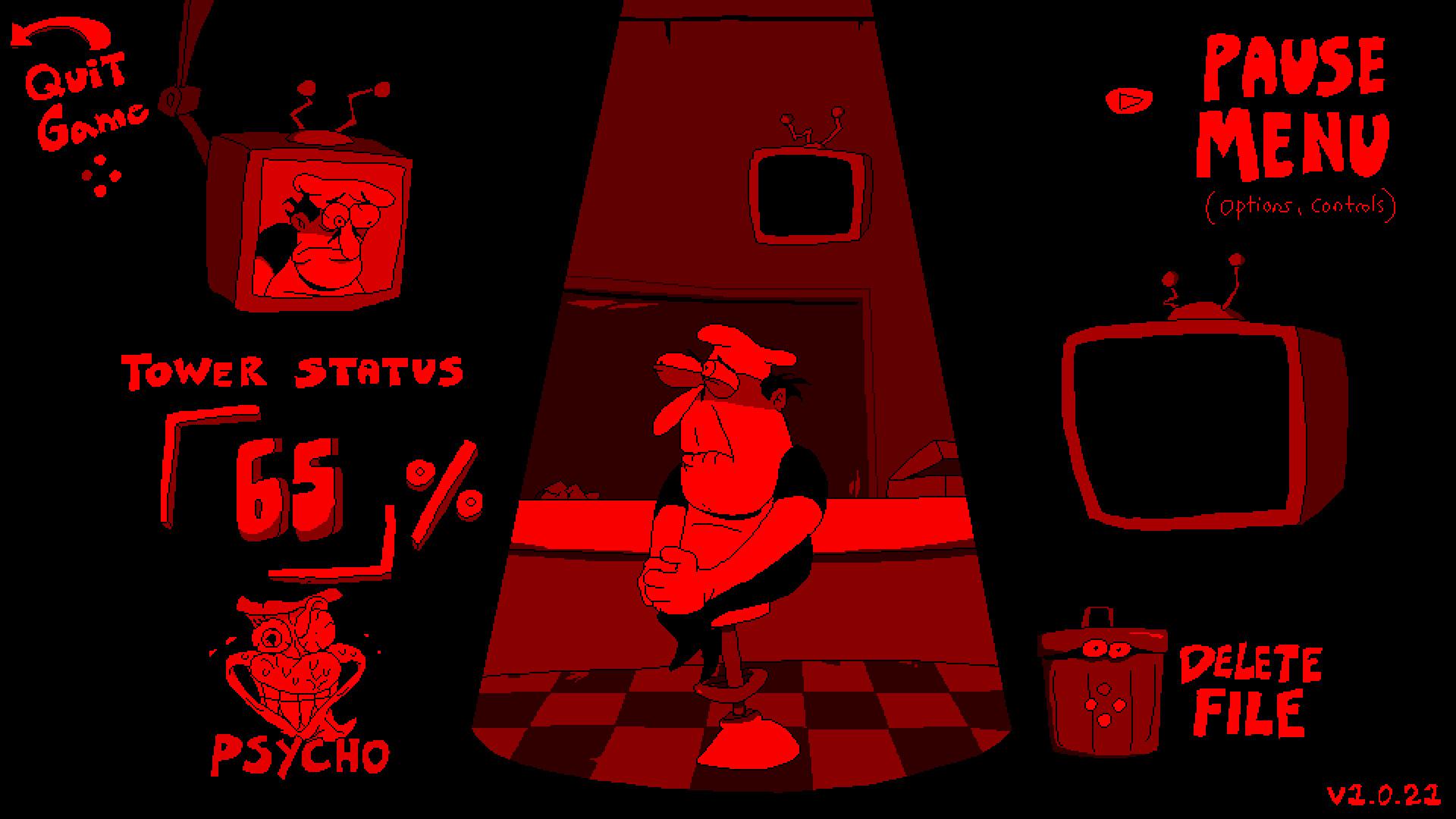 1920x1080 Virtual Boy Pizza Tower (RESHADE) [Pizza Tower] [Mods]