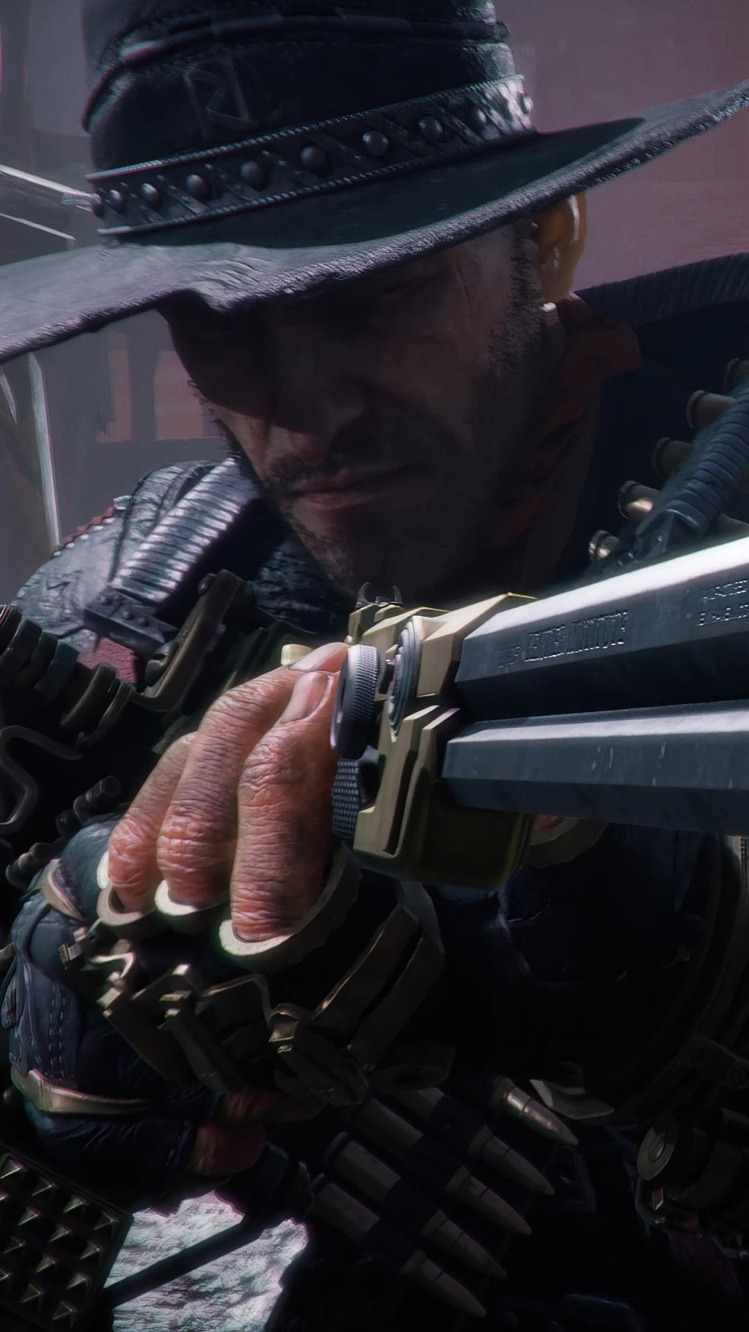 1080x1920 Evil West, Video Game, Rifle, Gun Gallery HD Wallpaper