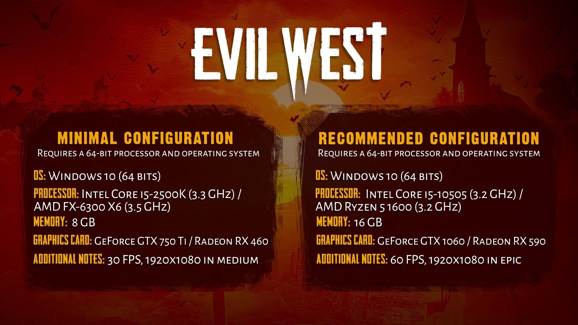 1920x1080 Evil West Xbox Series X. S and Xbox One resolution and modes revealed
