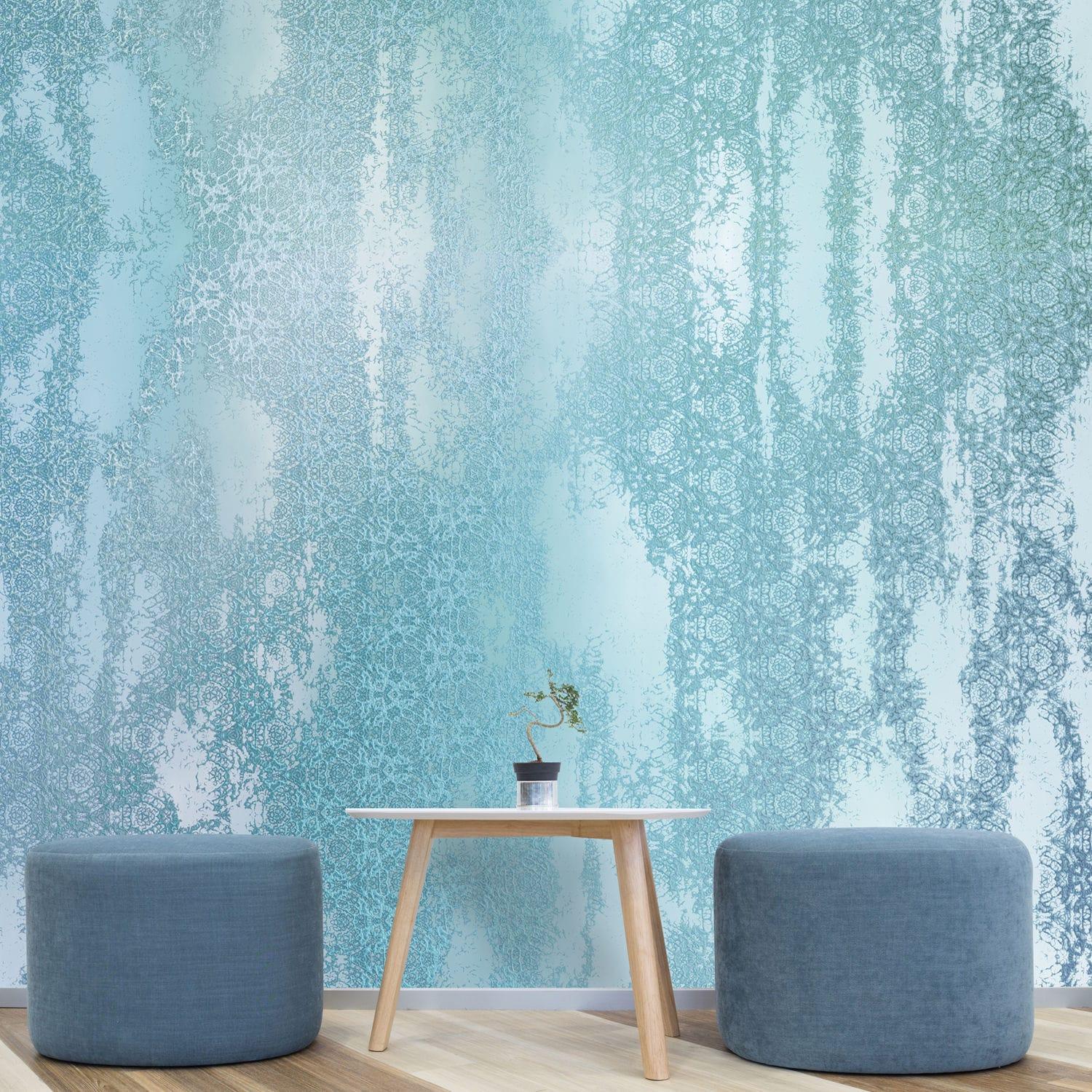 1500x1500 Contemporary Wallpaper WABI SABI WallDeco / Fabric Look / Blue