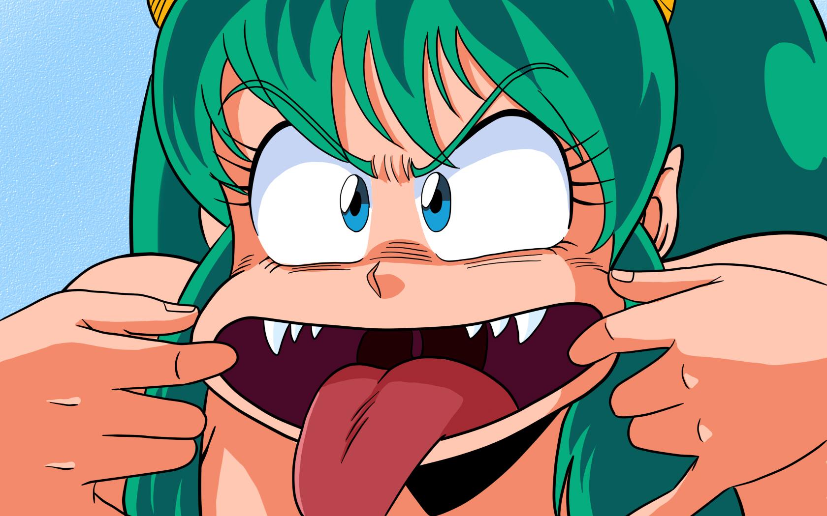 1680x1050 lum pointed ears urusei yatsura. konachan.com.com Anime Wallpaper