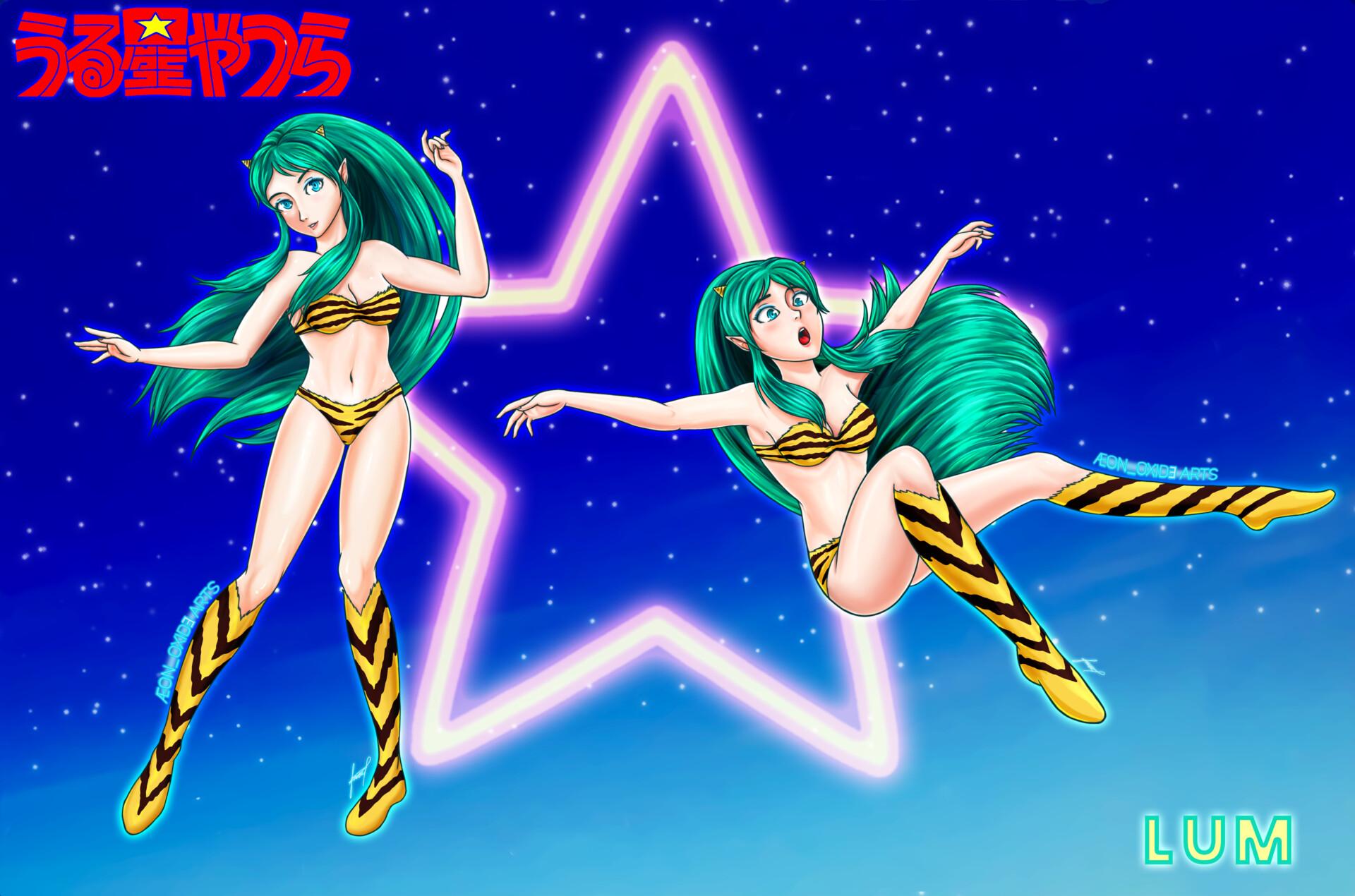 1920x1270 My Darling Lum (Urusei Yatsura FAN ART)