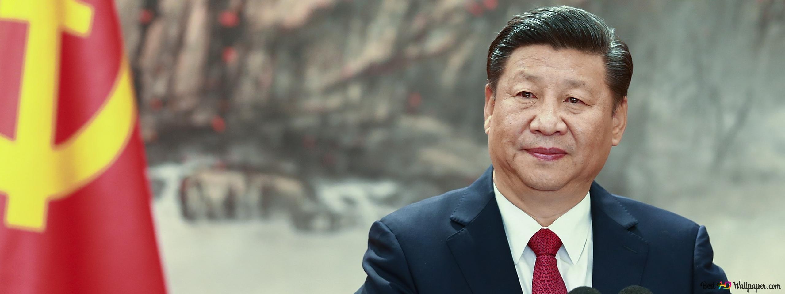 2560x960 Xi Jinping 2K wallpaper download