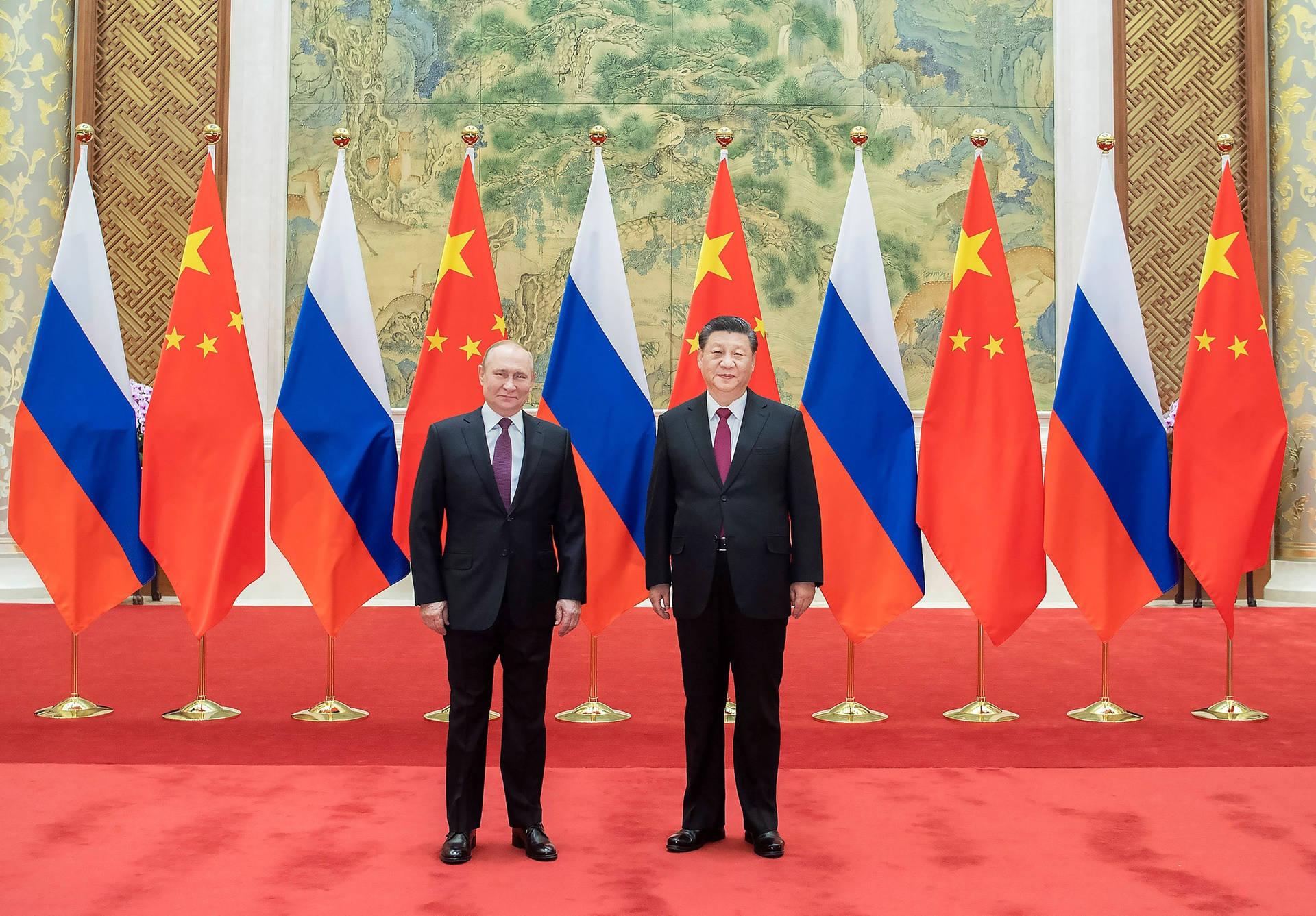 1920x1337 Download Vladimir Putin And Xi Jinping Wallpaper