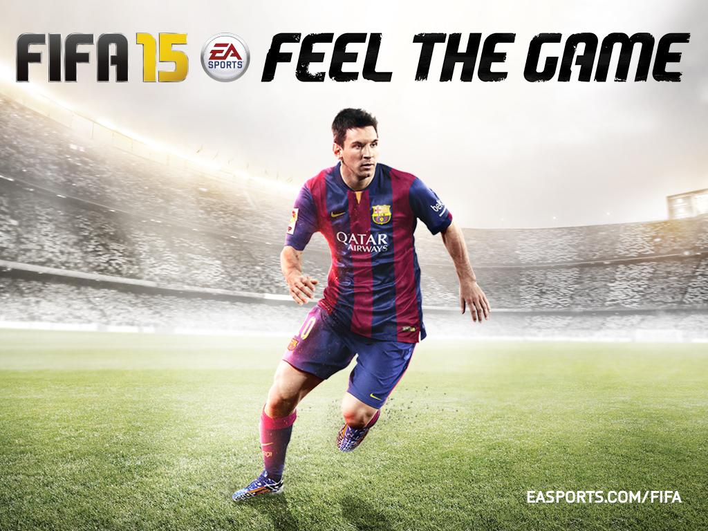 1024x768 FIFA 15 Global Cover Star Messi