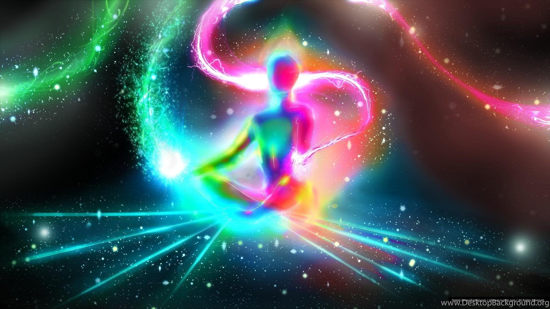 1920x1080 Lights Digital Trippy Dreams Meditation Human Body D2 Wallpaper