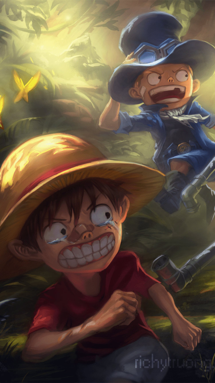 750x1334 Wallpaper / Anime One Piece Phone Wallpaper, Straw Hat, Portgas D. Ace, Sabo (One Piece), Monkey D. Luffy, 750x1334 free download