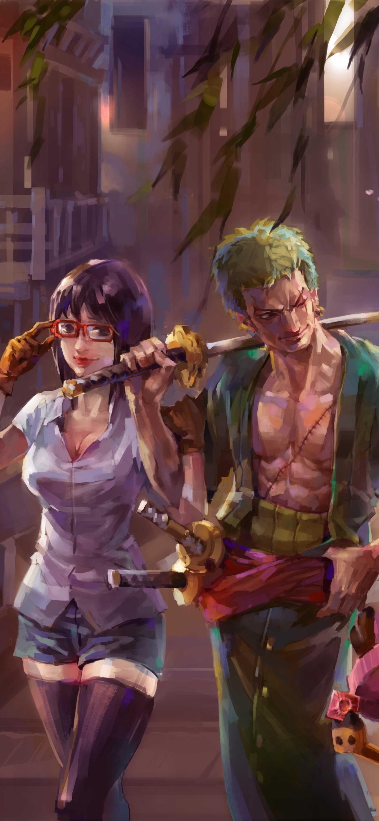 1440x3120 Anime One Piece Phone Wallpaper