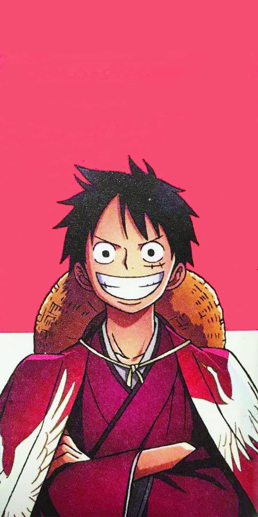 900x1800 Download Kimono Of Luffy Phone Wallpaper