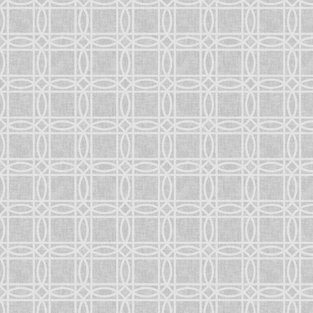 1000x1000 Geo Kiss Foil by Arthouse / Silver : Wallpaper Direct