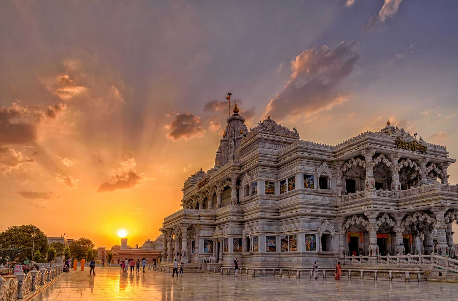 Prem Mandir Vrindavan Wallpapers Top Free Prem Mandir Vrindavan 