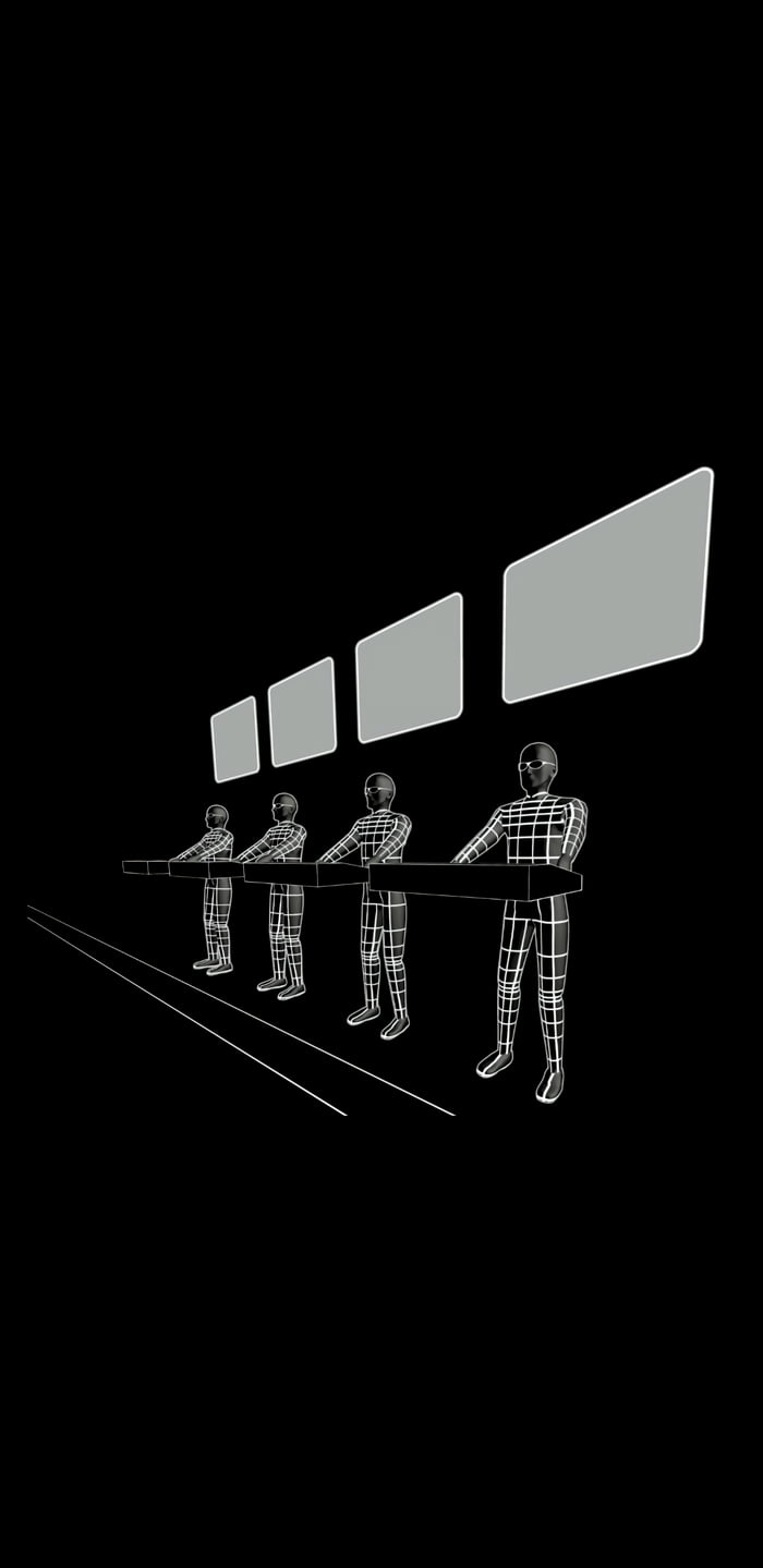 700x1439 Kraftwerk (Remix Album Cover) (1440x2960)