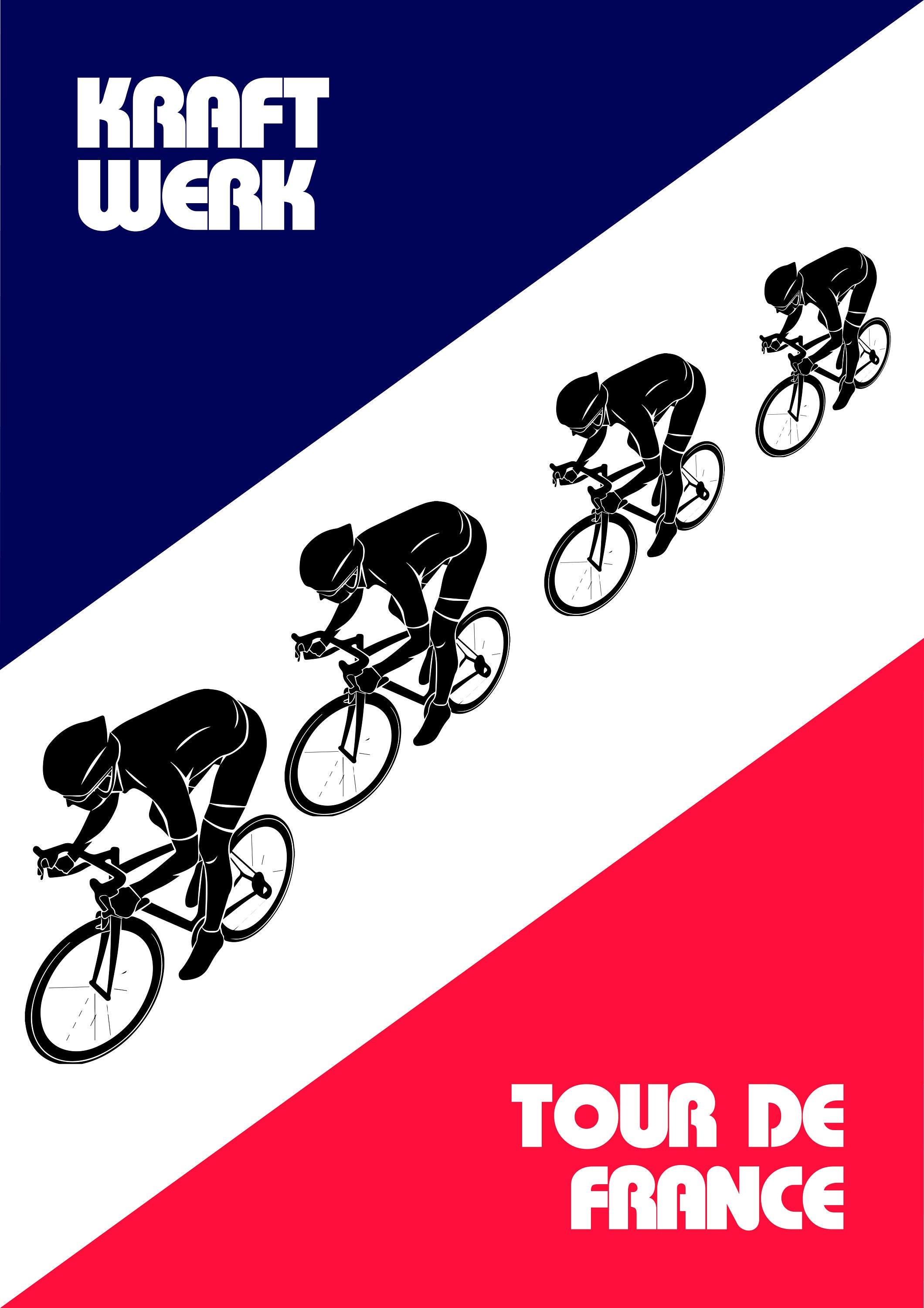 2120x3000 Kraftwerk Tour De France Cycling Art Poster Perfect Gift for