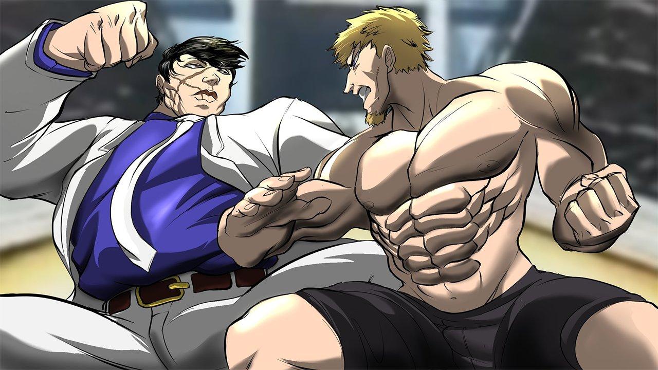 1280x720 Kaoru Hanayama Vs. Takeshi Wakatsuki By StephenPaints. : R Kengan_Ashura