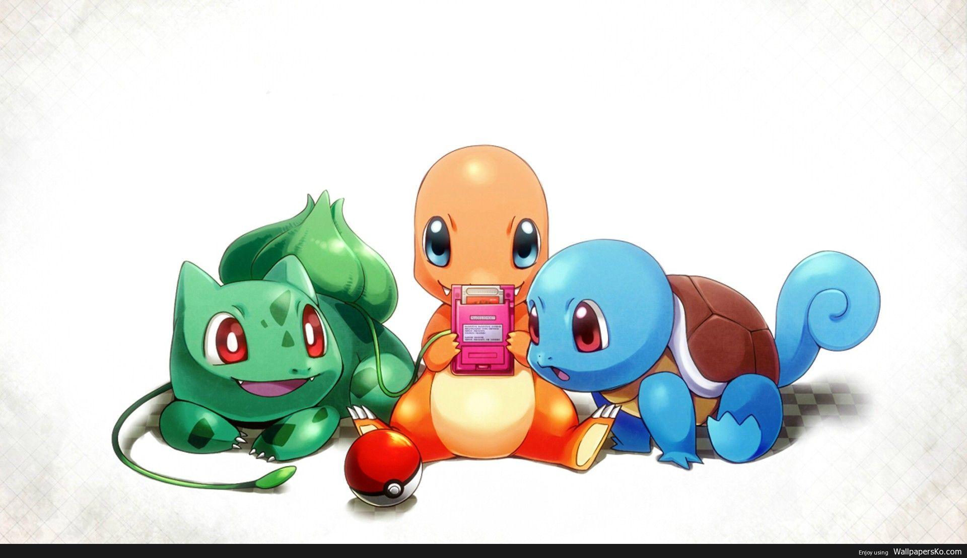 1920x1108 Kanto Starters Wallpaper /kanto Starters Wallpaper HD Wallpaper Download. Pokemon Background, Pokemon, Pokemon Charmander