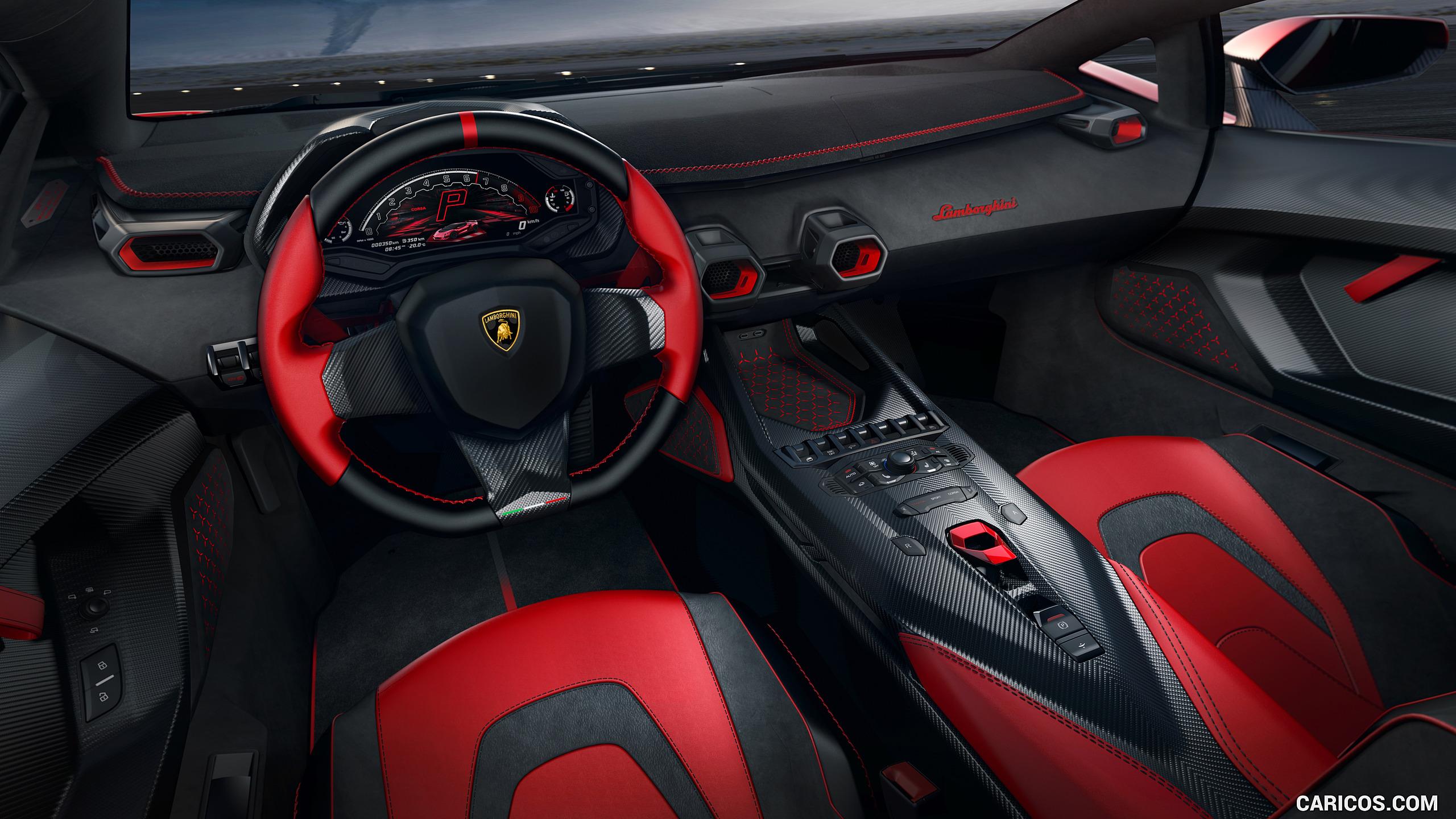 2560x1440 Lamborghini Invencible, Cockpit