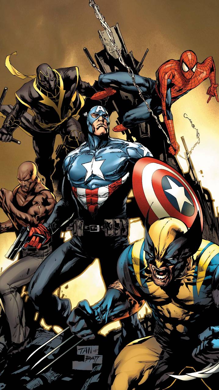 718x1280 The New Avengers wallpaper