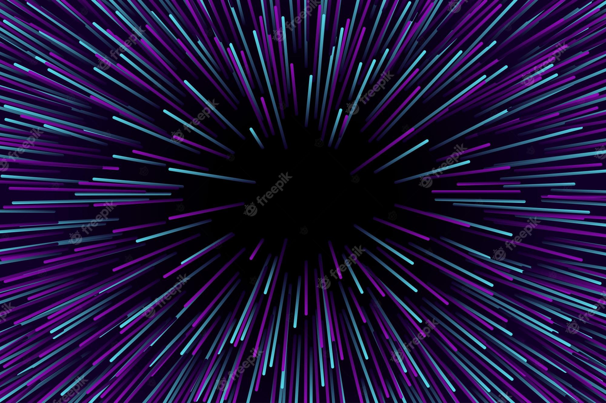 2000x1333 Premium Vector. Speed of light purple and blue background