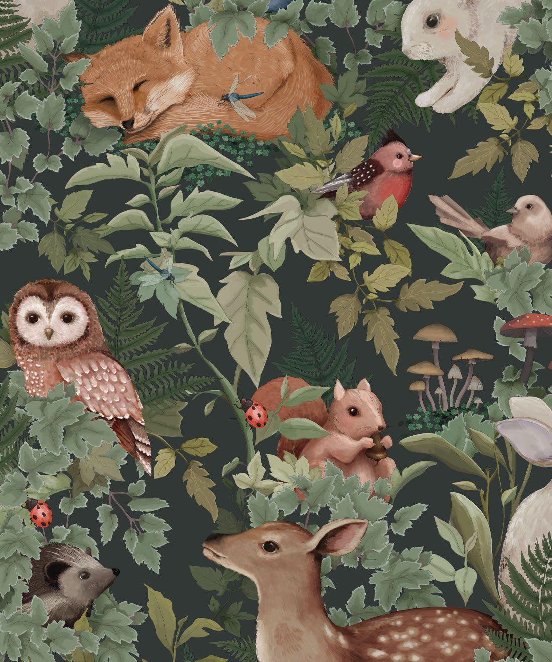 1100x1320 In The Woods Wallpaper • Whimsical Wallpaper