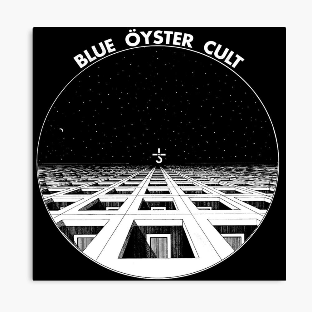 1000x1000 oyster rock blue oyster cult logo in stage Photographic Print