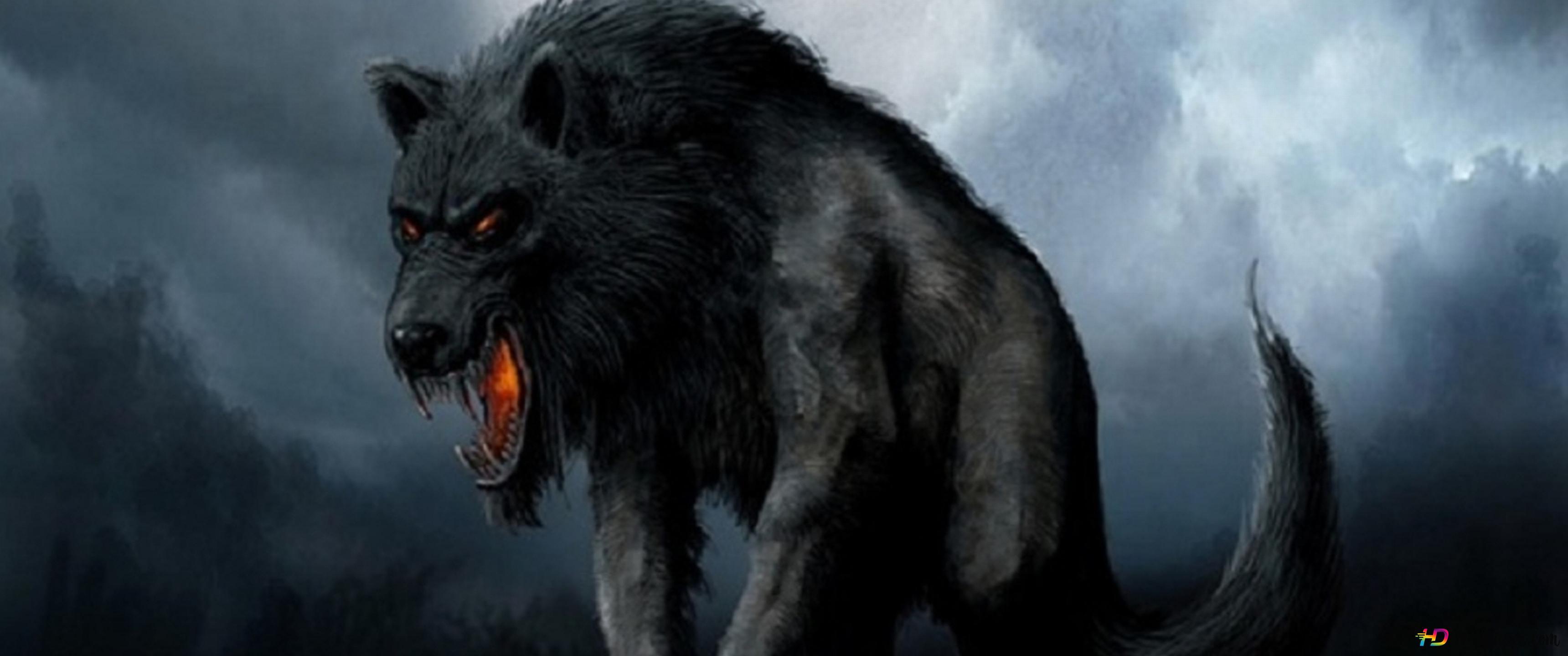 3440x1440 Fantasy creature 4K wallpaper download