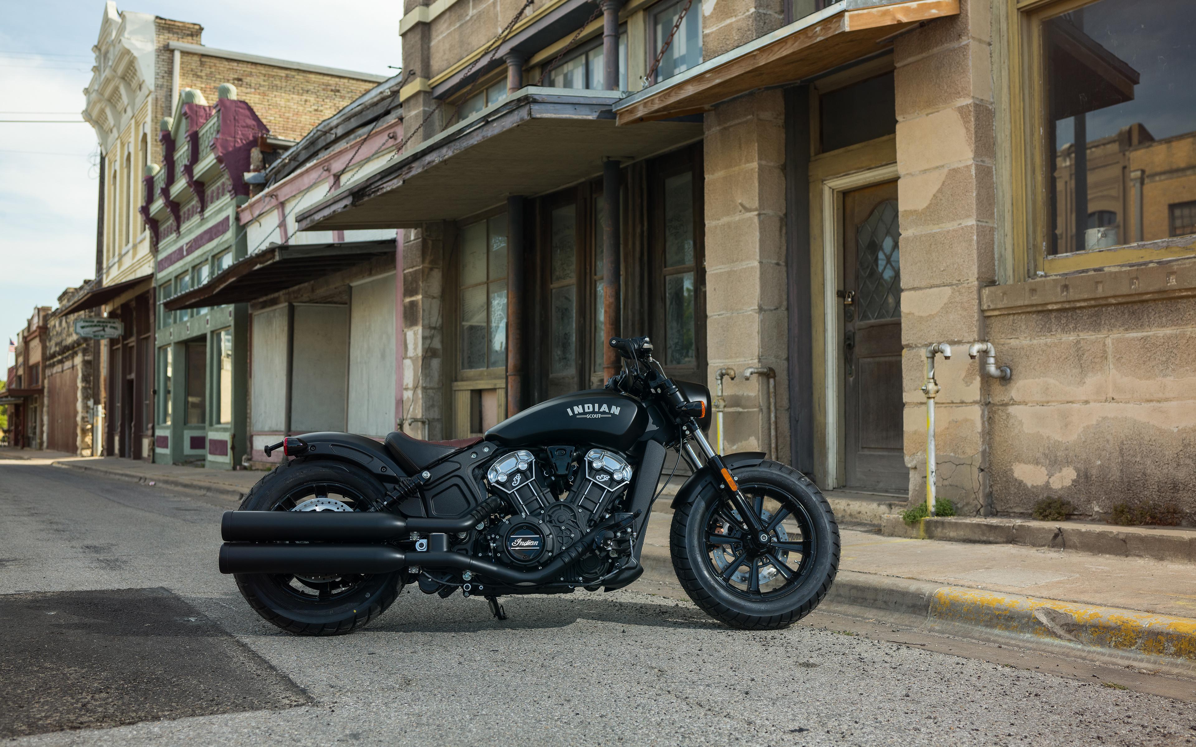 3840x2400 Download wallpaper Indian Scout Bobber, street, 4k, 2018 bikes, Indian Motorcycle, superbikes for desktop with resolution 3840x2400. High Quality HD picture wallpaper