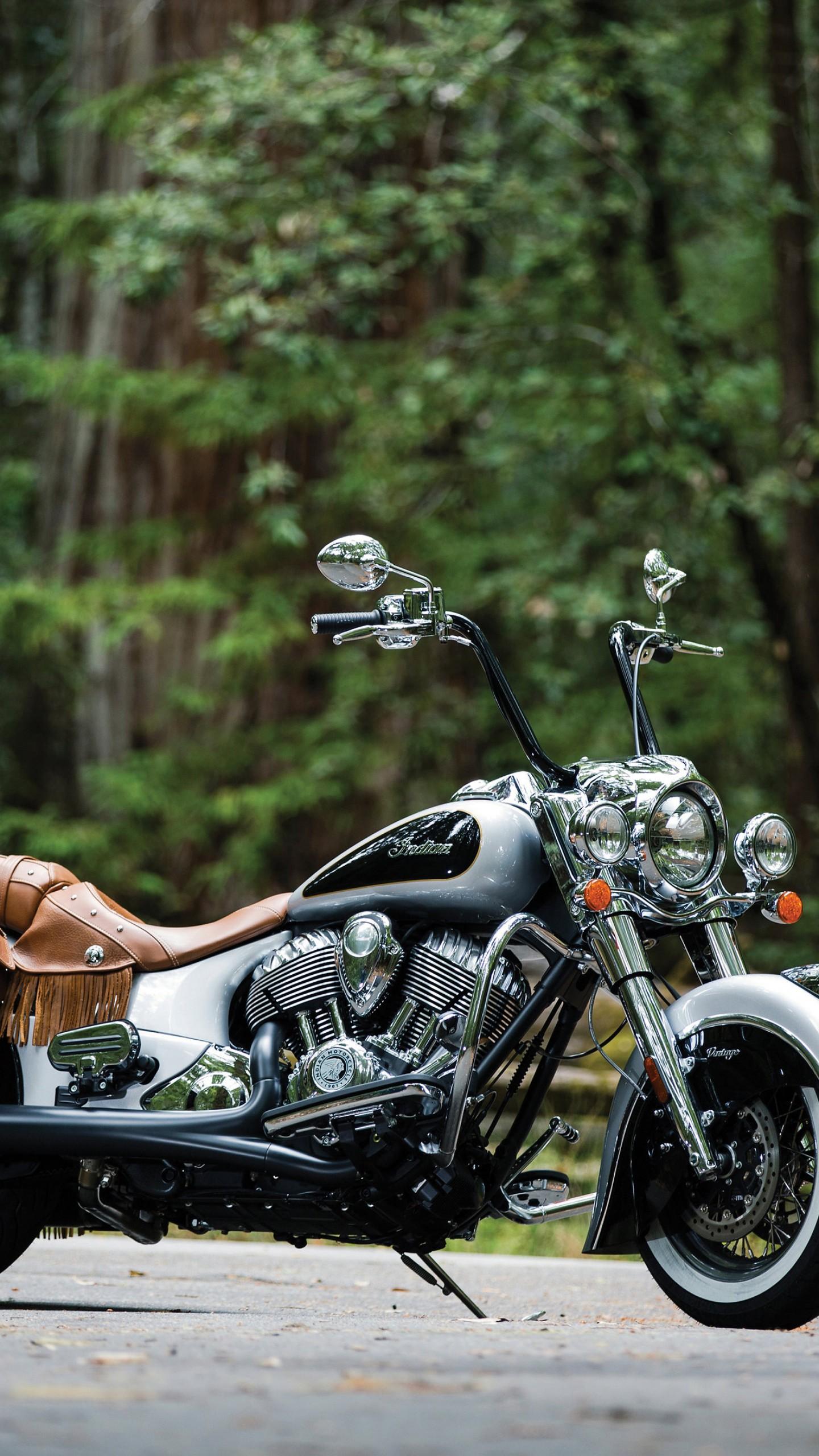1440x2560 Wallpaper Indian Chief Vintage, silverblack, Cars & Bikes
