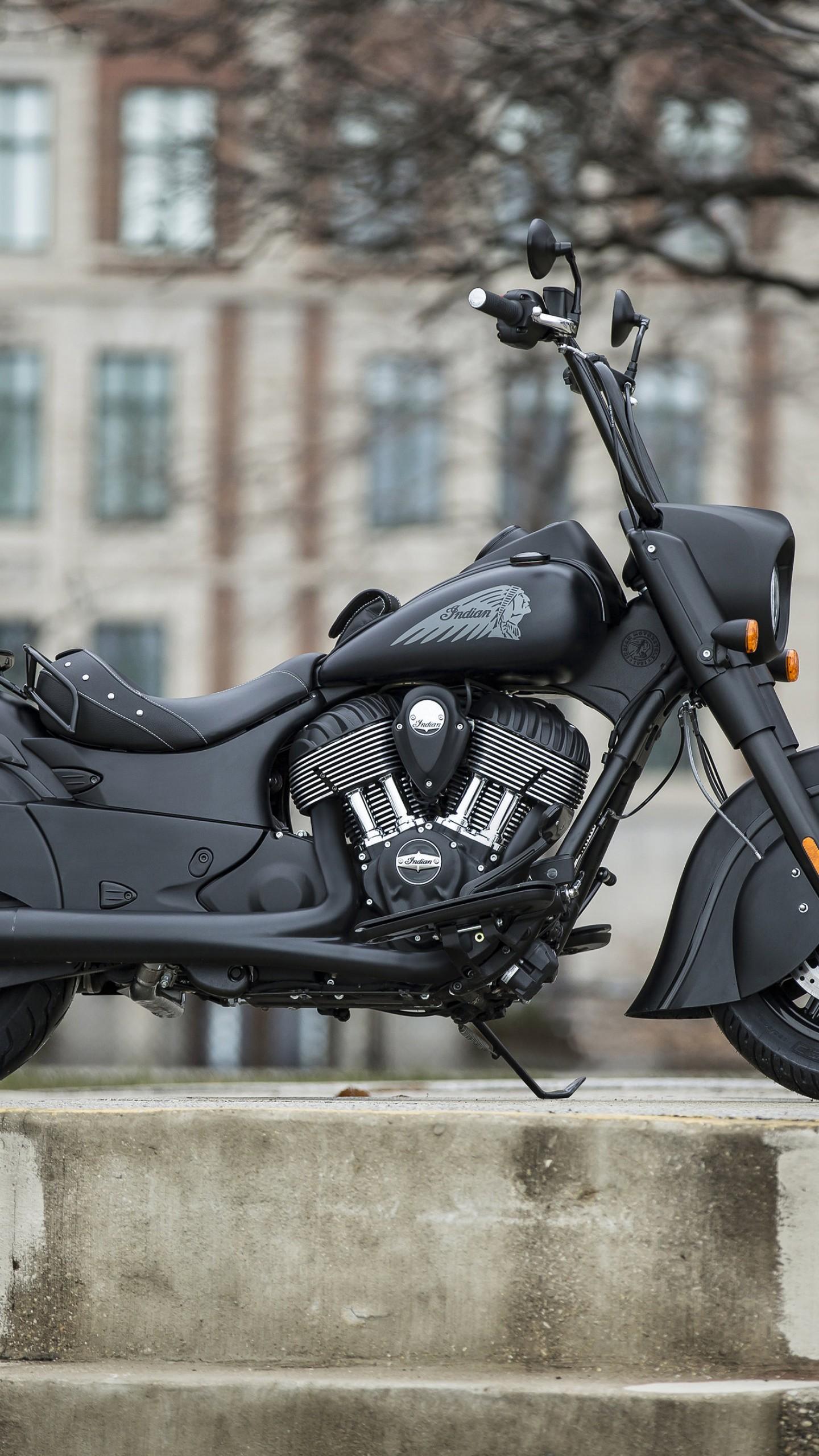 1440x2560 Wallpaper Indian Shief Dark Horse, Cars & Bikes