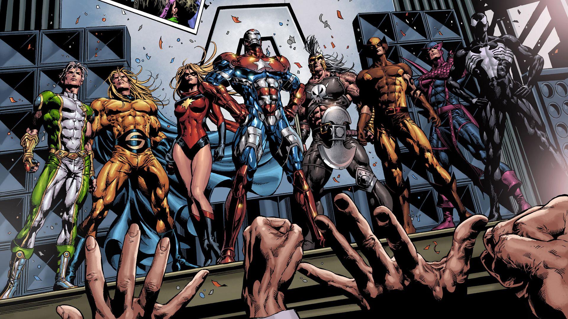 1920x1080 The New Avengers. Zoom Comics Comic Book Wallpaper