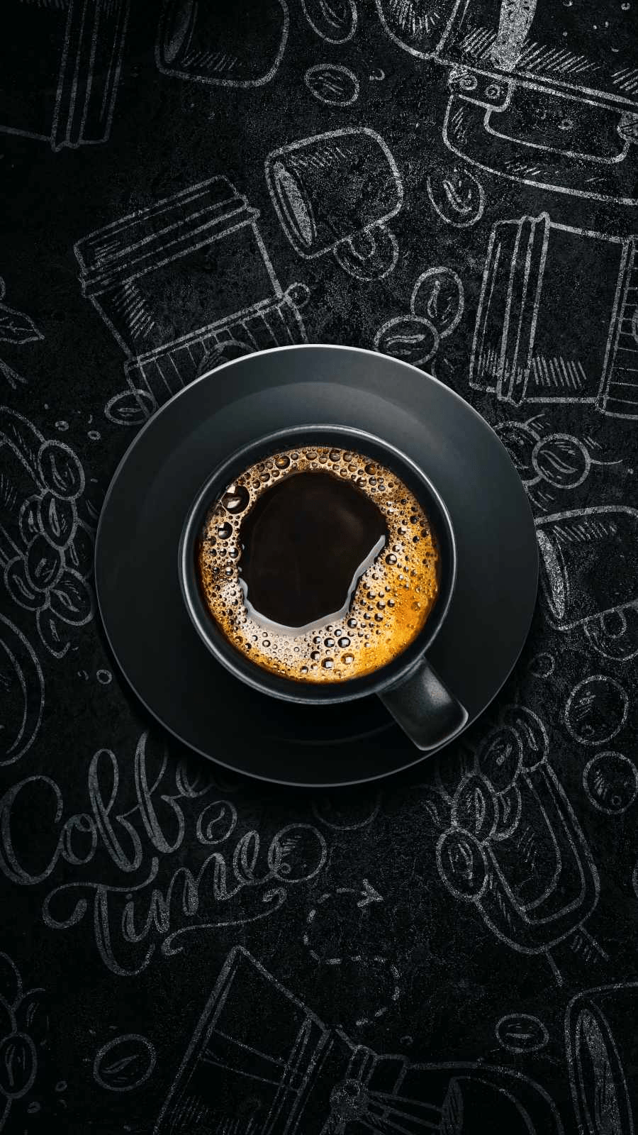 900x1600 Black Coffee IPhone Wallpaper Wallpaper : iPhone Wallpaper. Цитаты о кофе, Кофейня, Кофейные иллюстрации