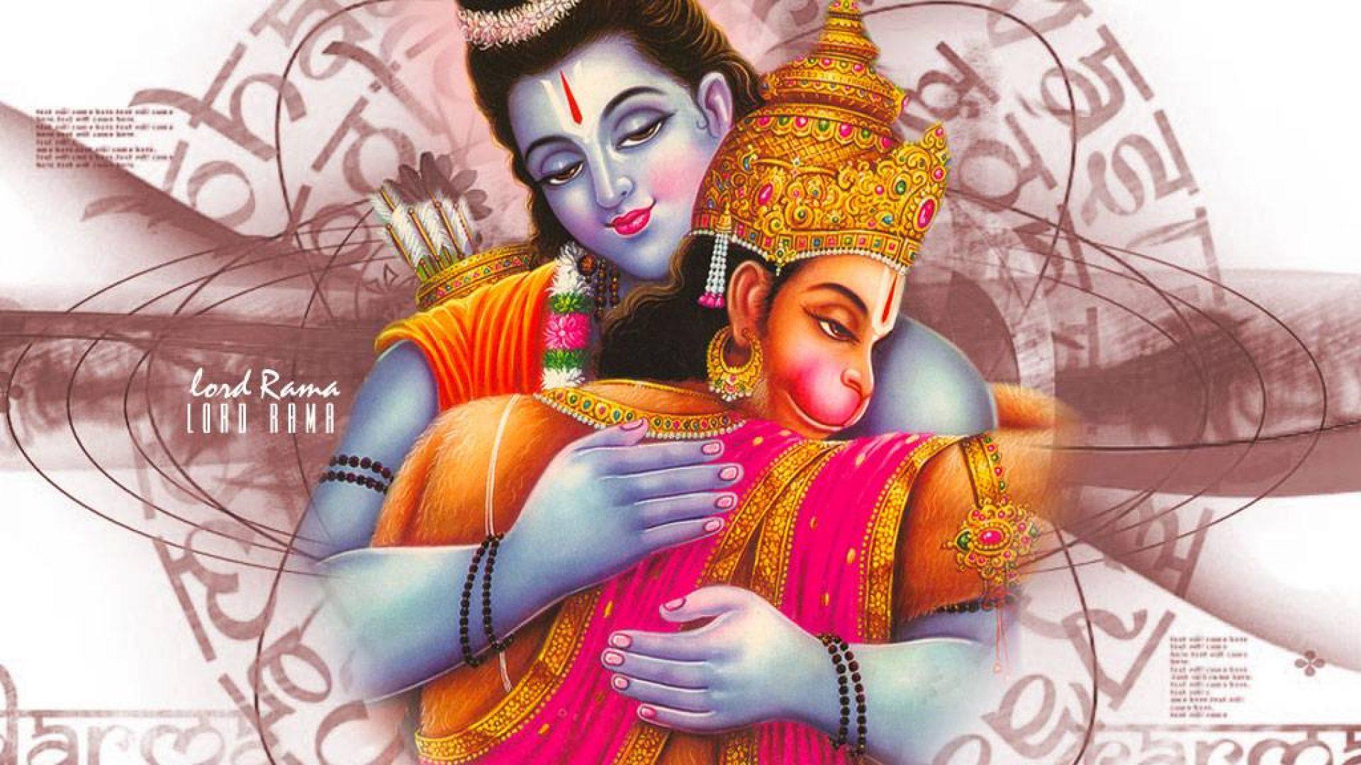 1920x1080 Ram Hanuman Milan HD Image HD Wallpaper