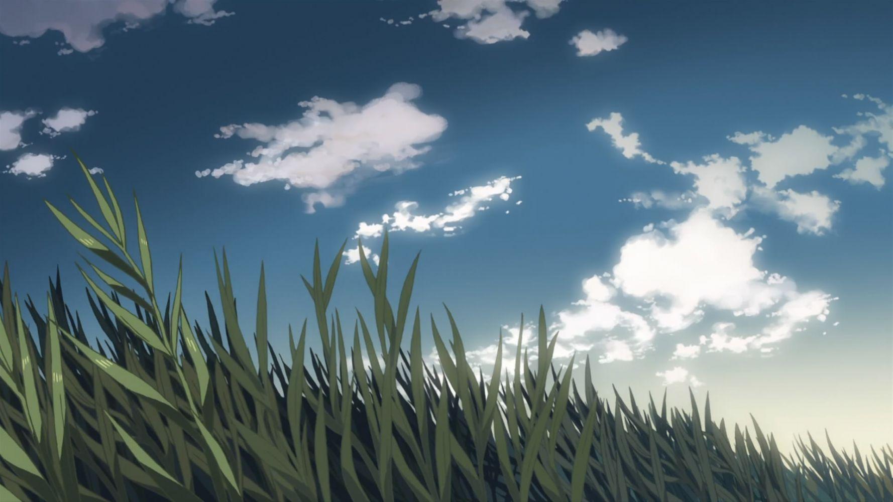 Details 73+ anime grass background best - awesomeenglish.edu.vn
