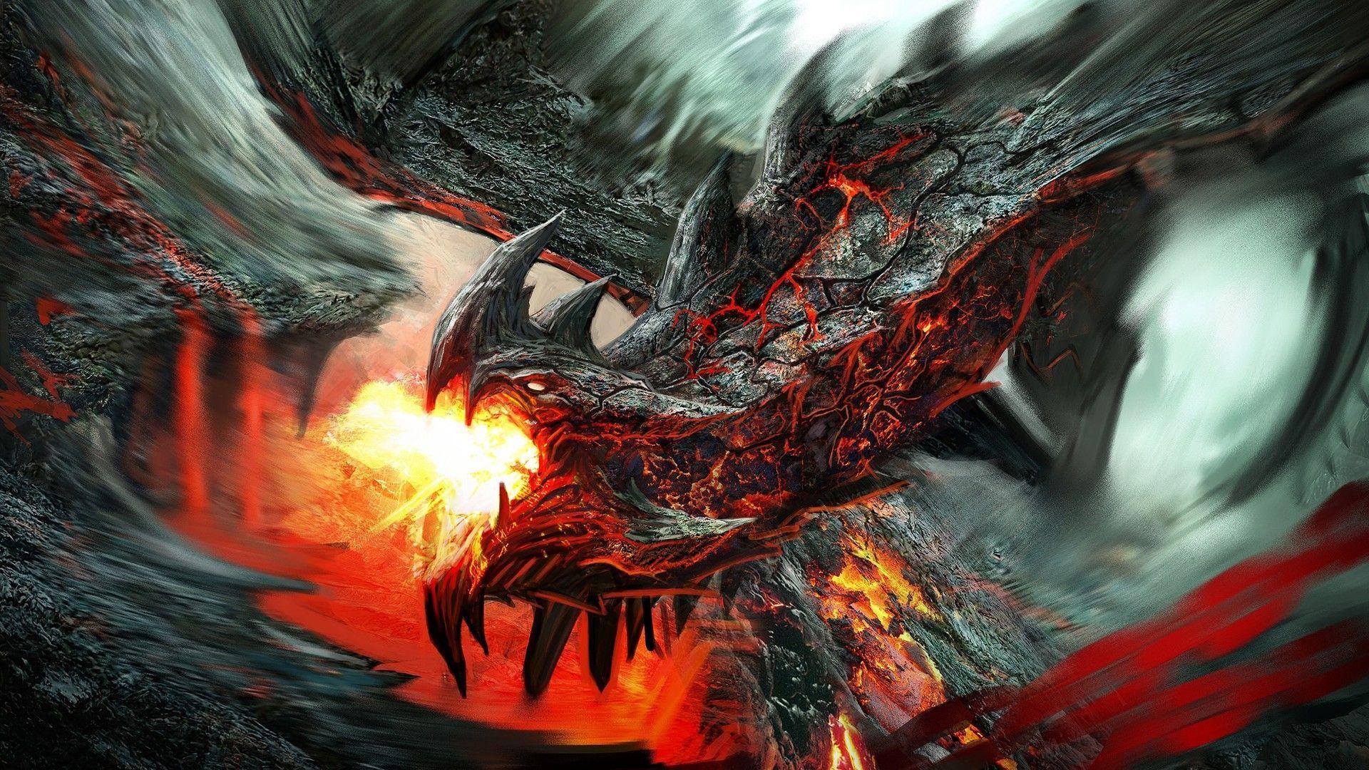 1920x1080 Drachen Wallpaper HD