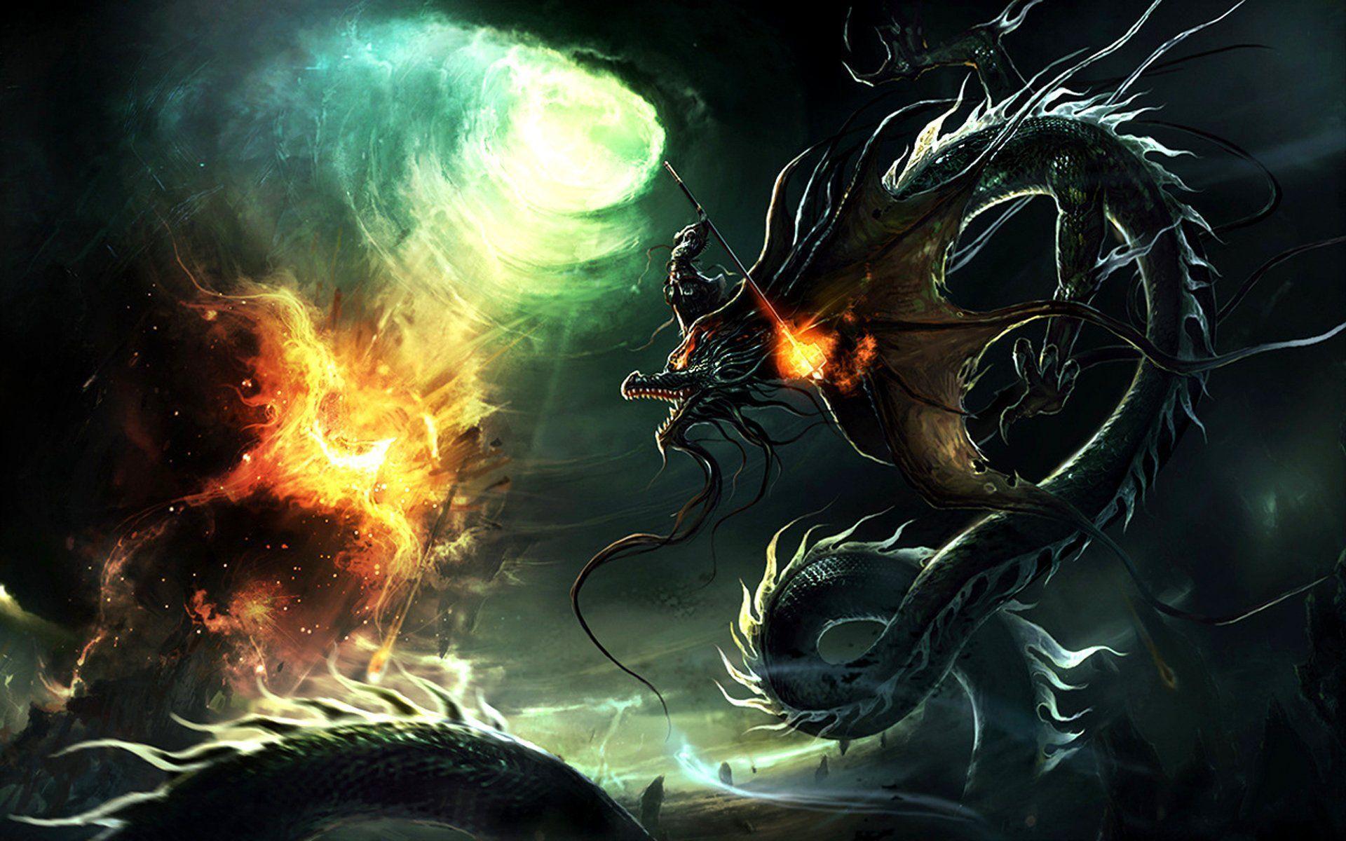 1920x1200 Dragon Fantasy Wallpaper