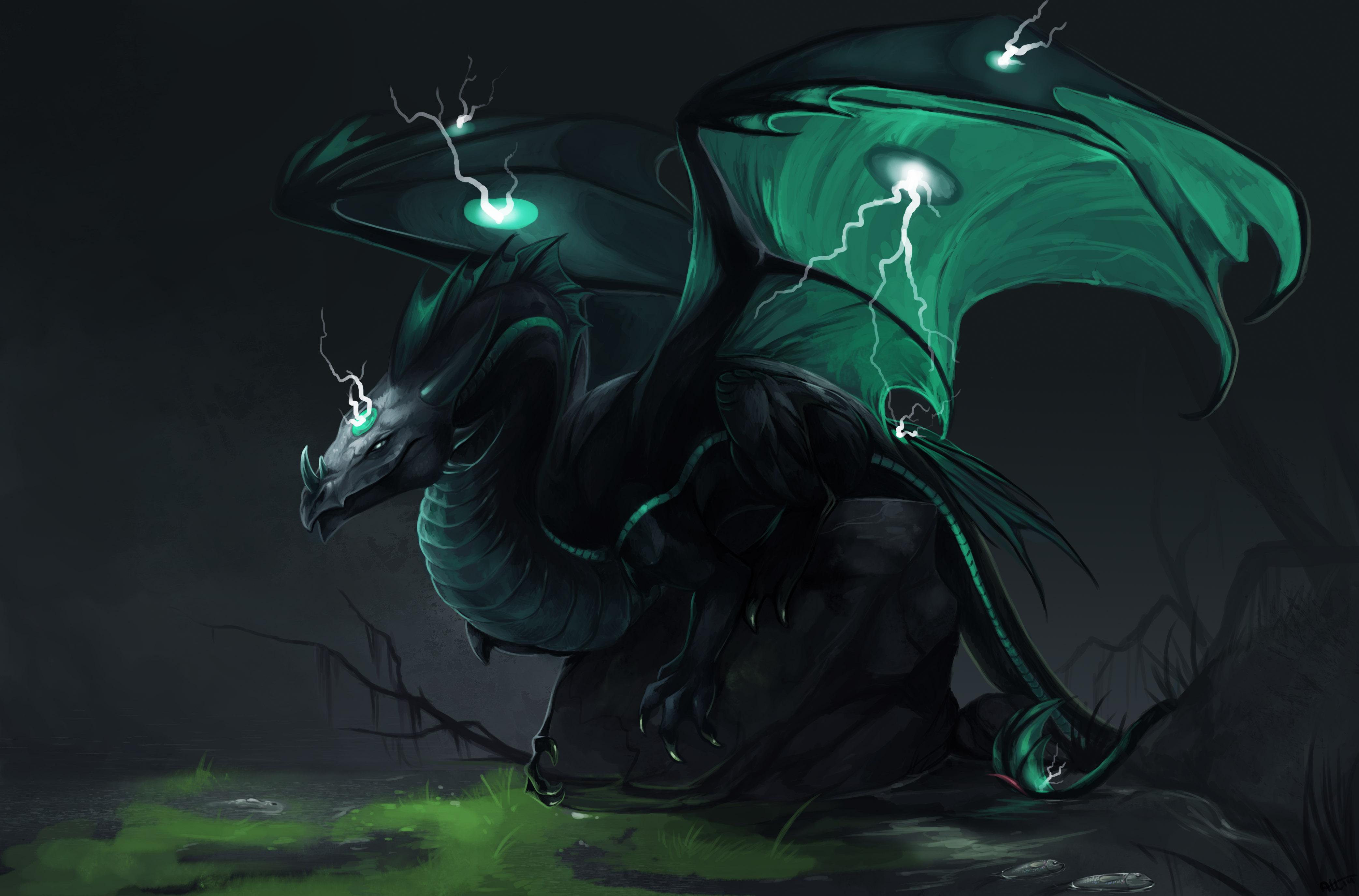 4171x2751 4K Fantasy Drachen Wallpaper. Hintergründe