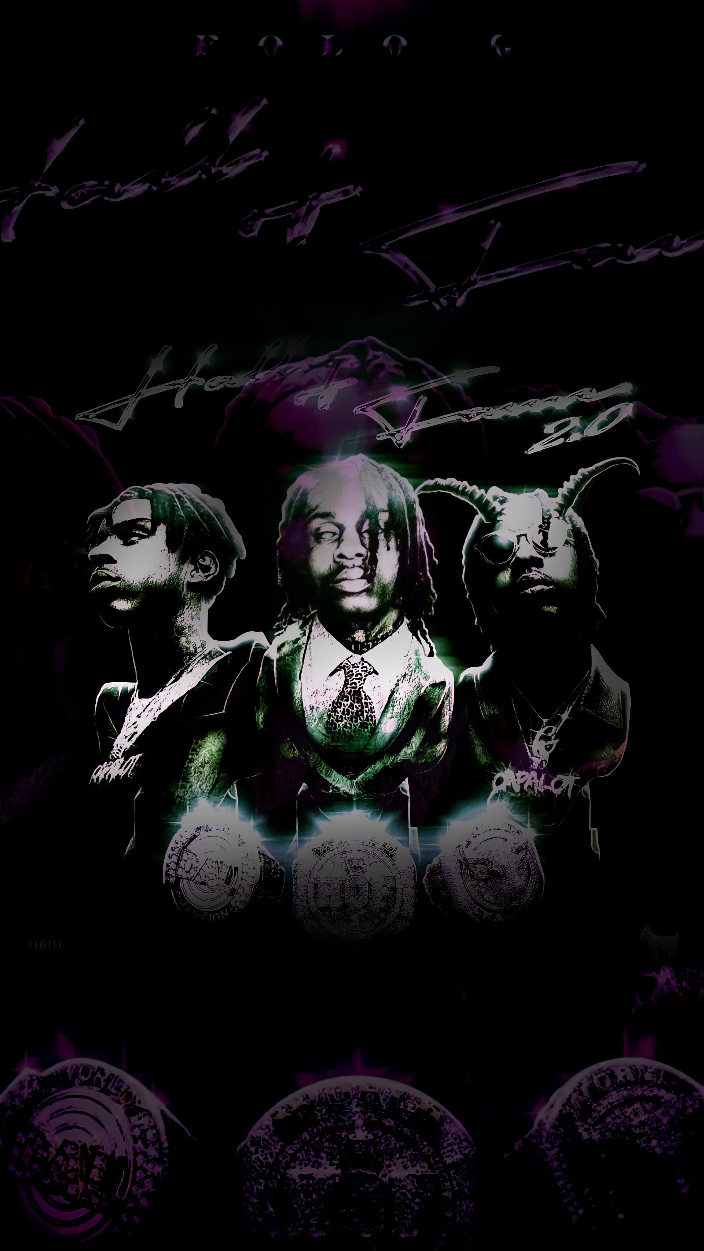 2304x4096 Polo G Album Wallpaper