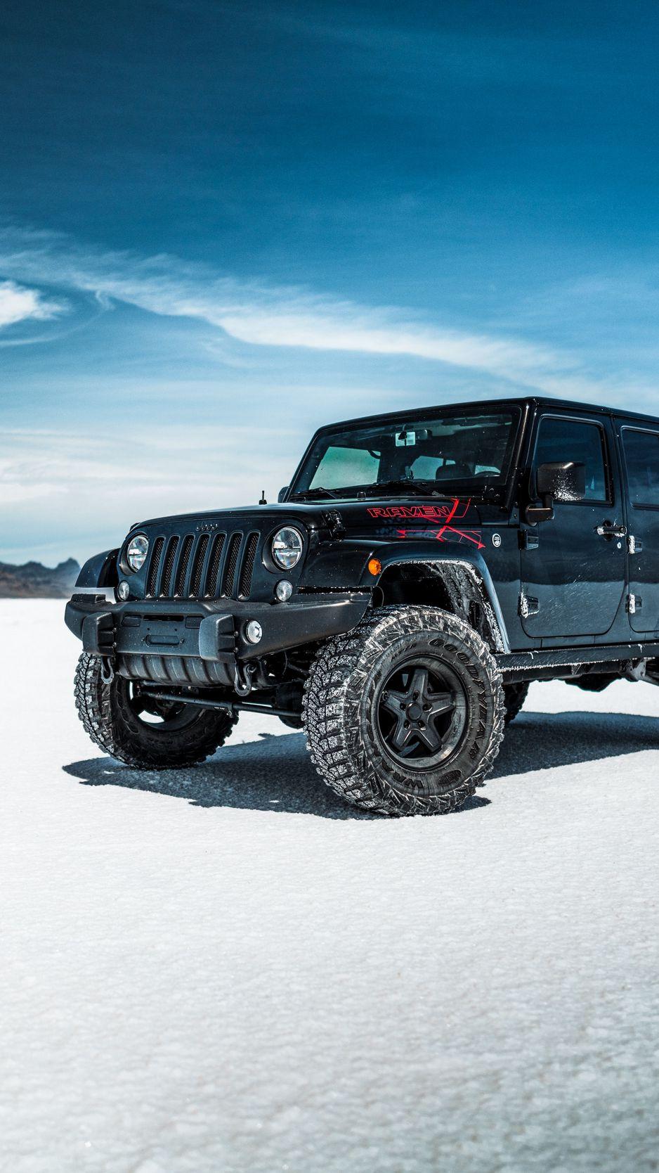938x1668 Download Wallpaper 938x1668 Jeep, Suv, Car, Black, Desert, Sky Iphone 8 7 6s 6 For Parallax HD Background