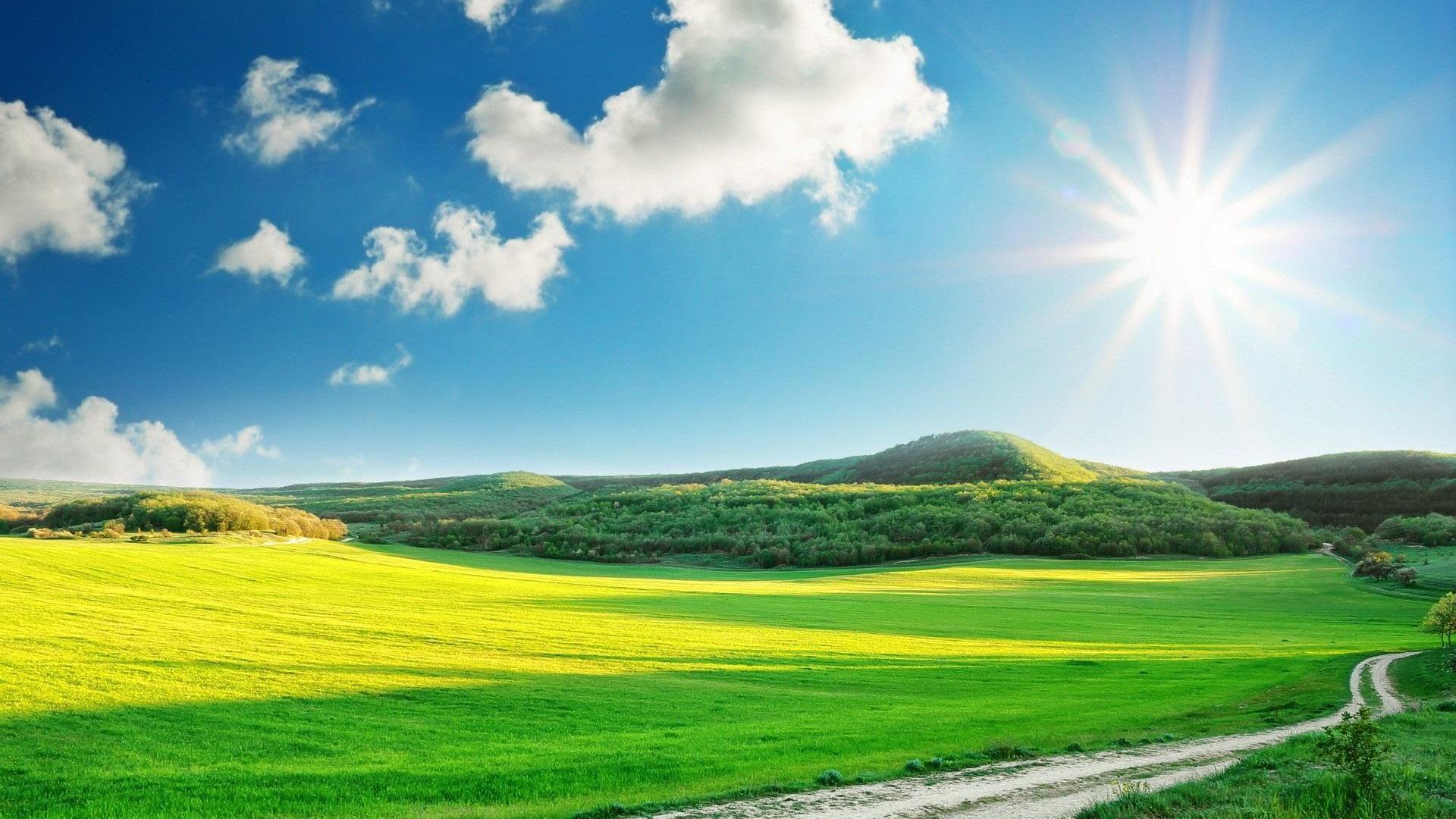 1920x1080 Sunny Weather Wallpaper