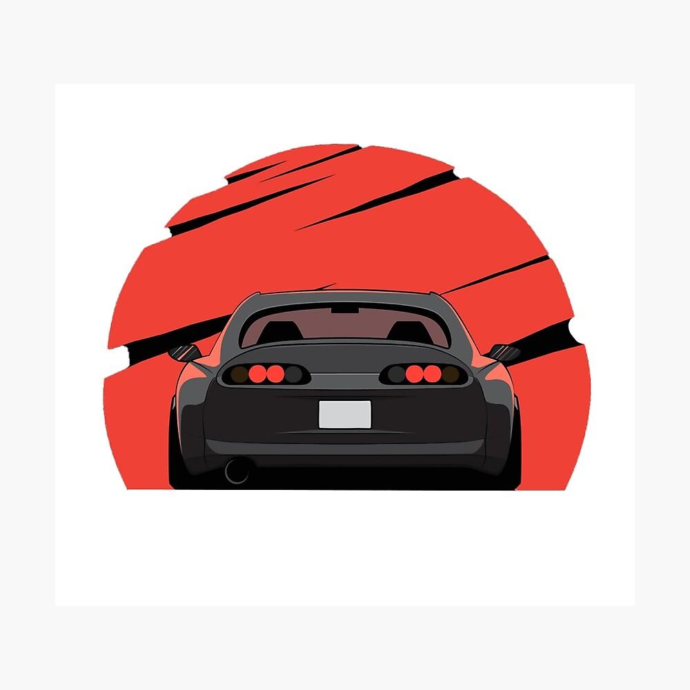 1000x1000 JDM Legend supra Poster
