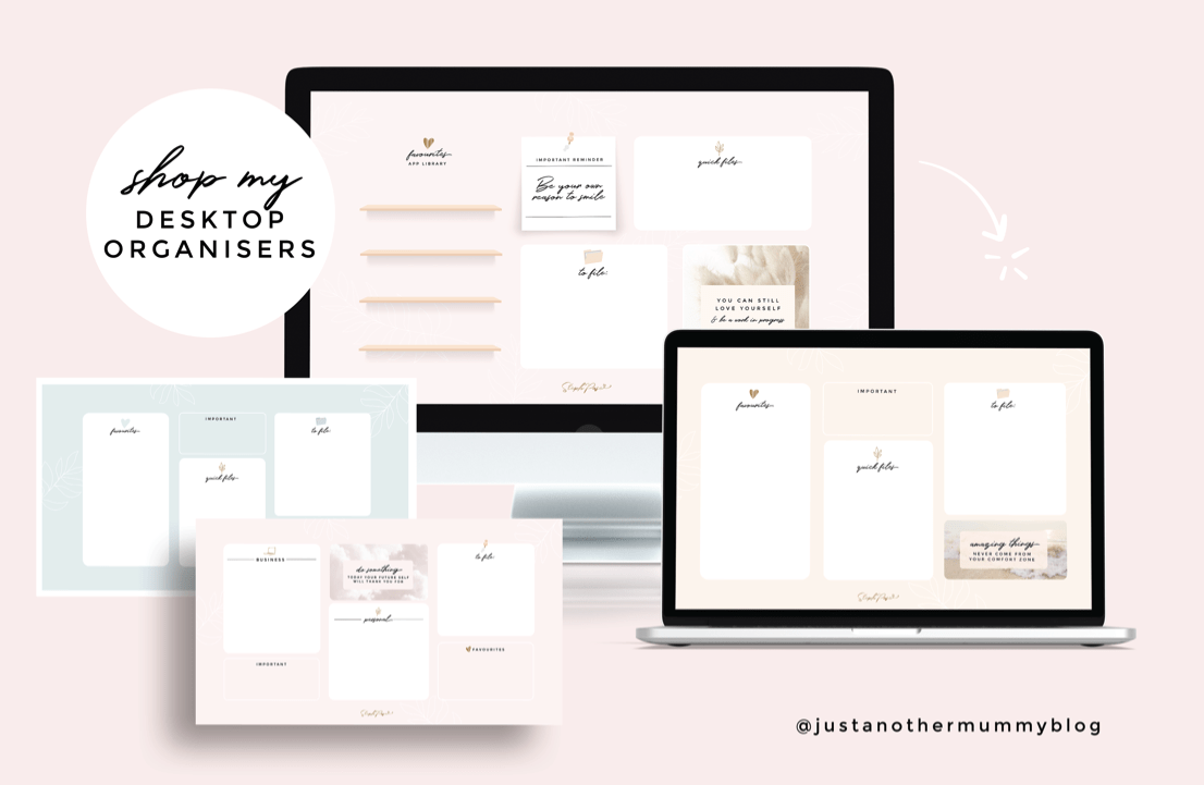 1106x721 How to Organise Your Computer + Desktop Organiser Wallpaper! Another Mummy Blog