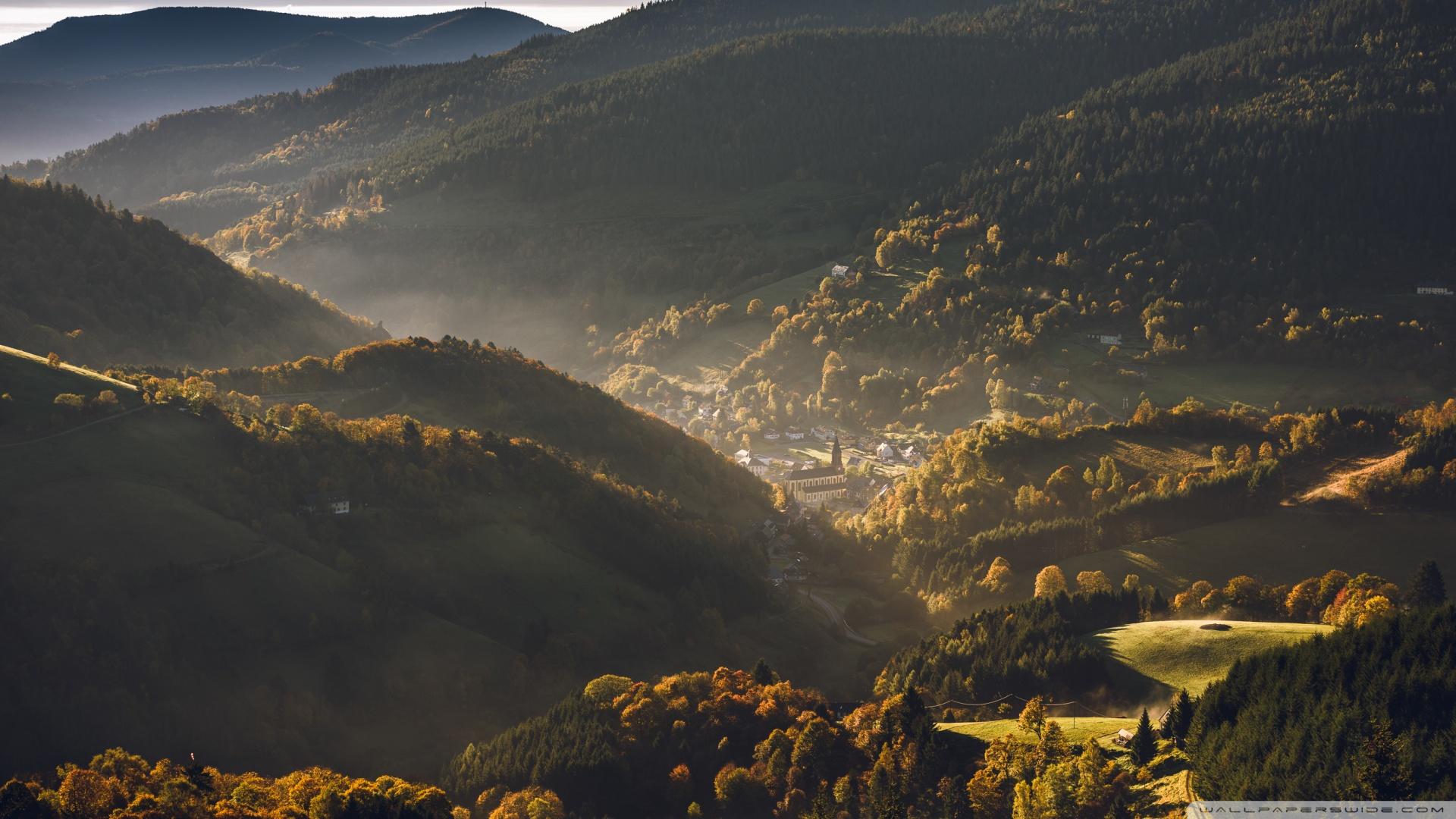 1920x1080 Vosges Mountains, Alsace, France, Autumn Ultra HD Desktop Background Wallpaper for 4K UHD TV : Widescreen & UltraWide Desktop & Laptop : Multi Display, Dual Monitor : Tablet