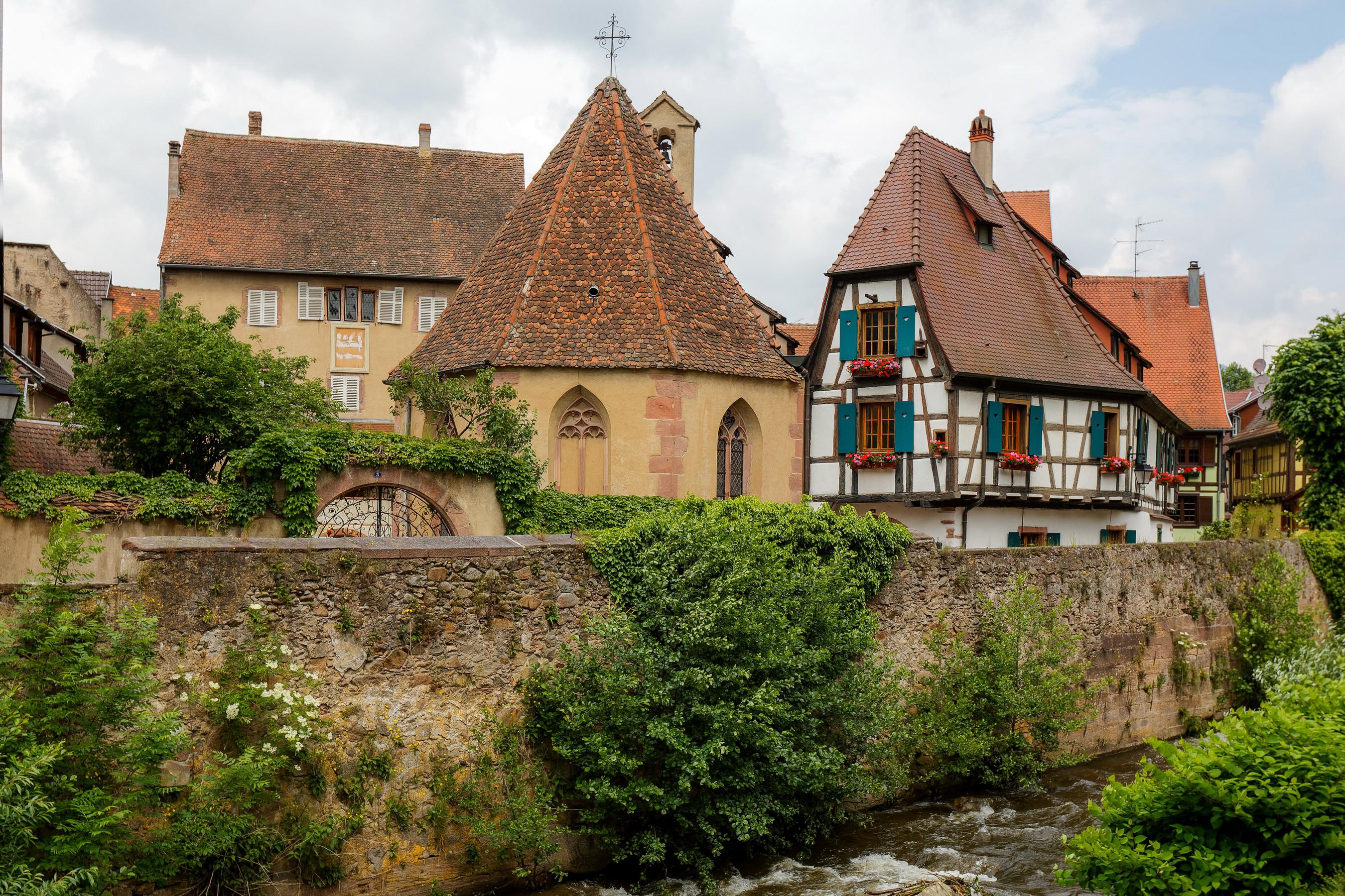 2700x1800 image France Kaysersberg Alsace Roof Houses Cities 2700x1800