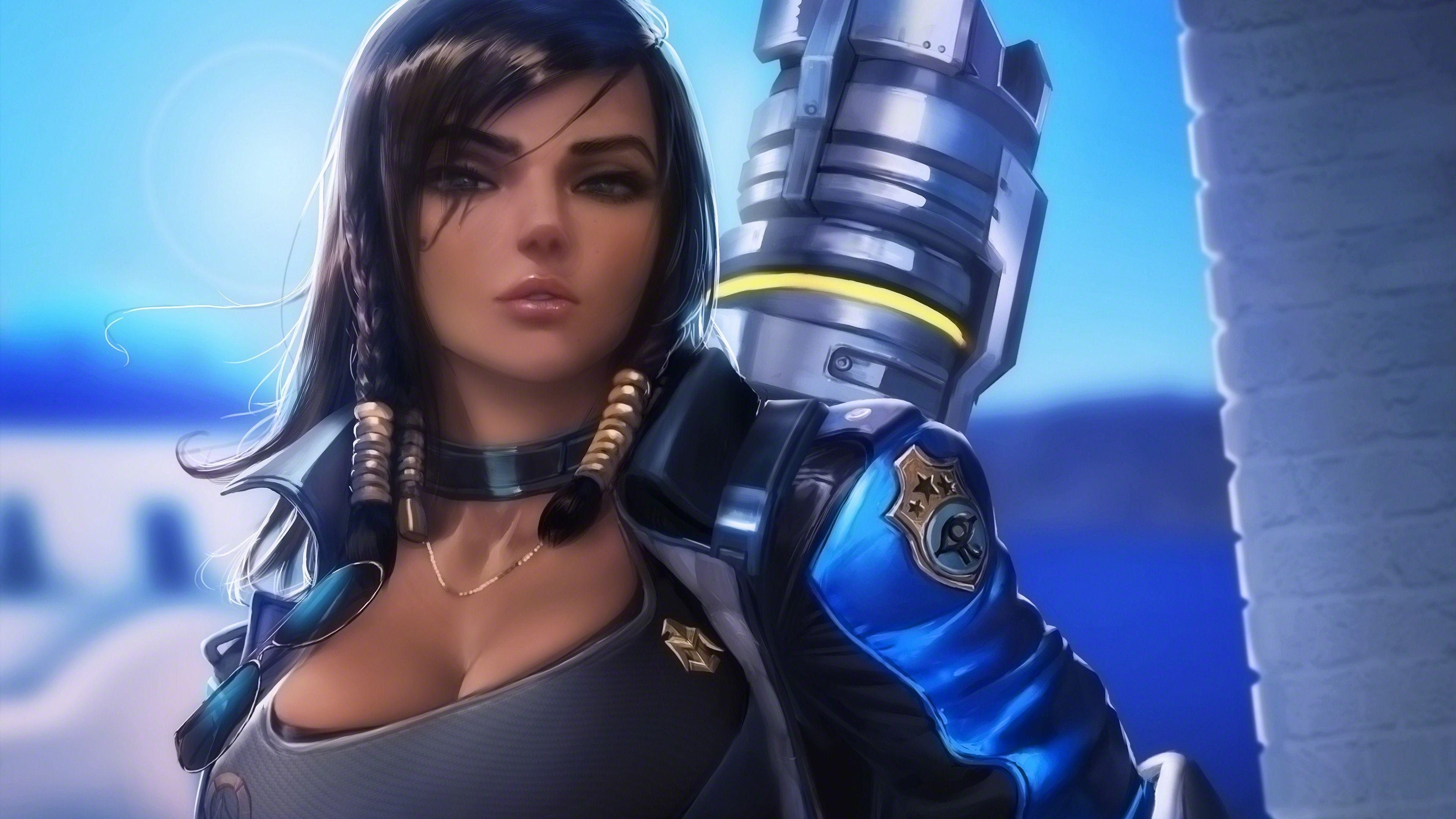 3840x2160 Pharah Overwatch Wallpaper