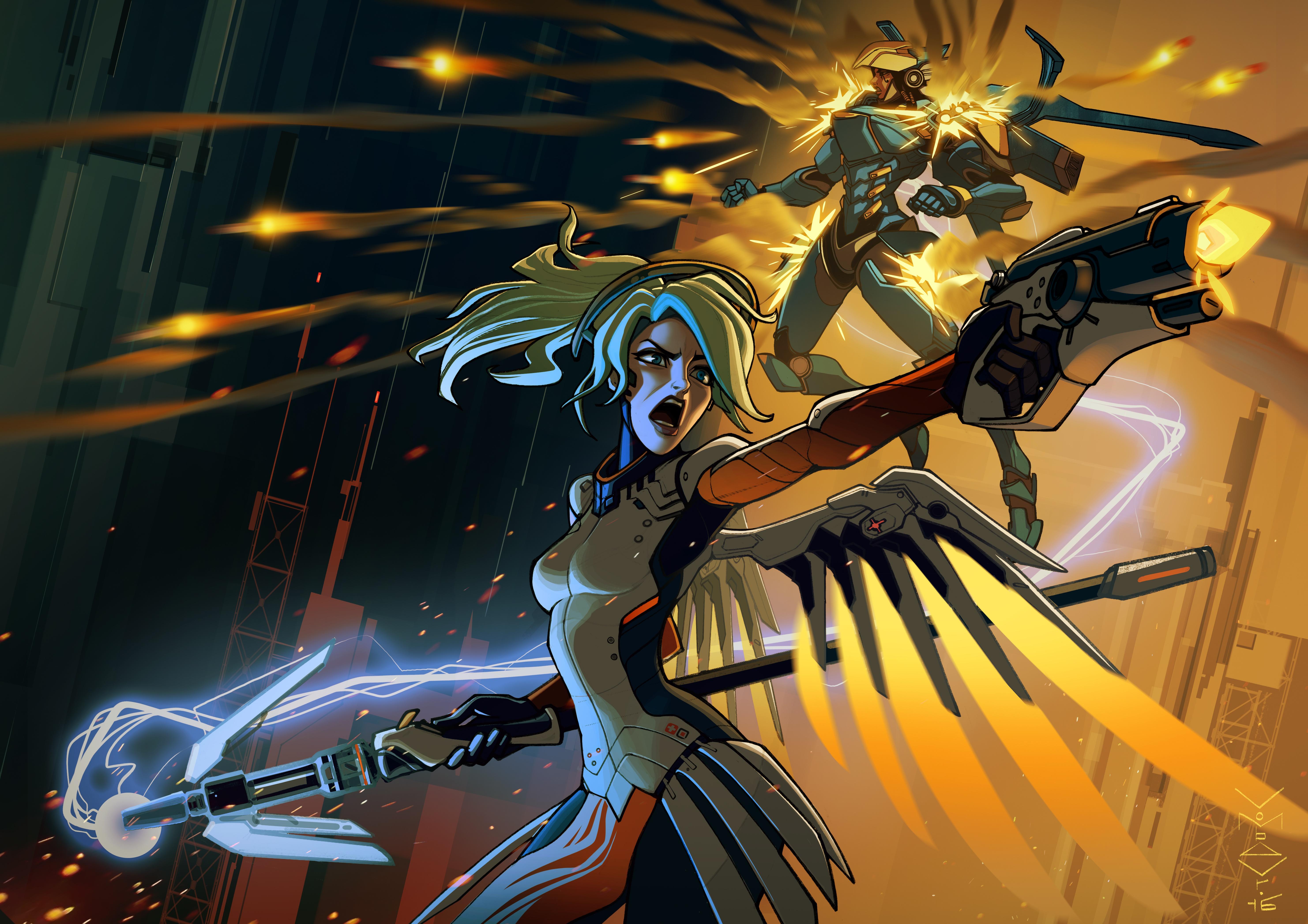 5928x4187 5928x4187 Pharah (Overwatch) Gallery HD Wallpaper