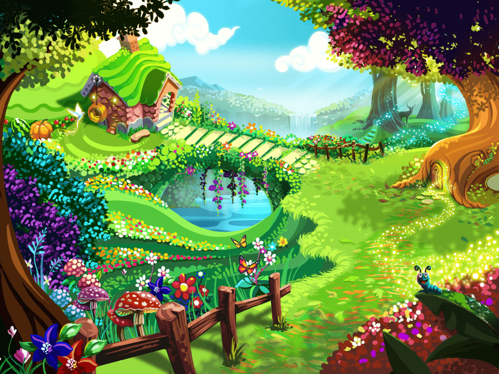 1024x768 Free download Fairy Garden [1024x768] for your Desktop, Mobile & Tablet. Explore Animated Fairy Wallpaper. Fairy Wallpaper Free, Fairy Tail Background, Fantasy Fairy Wallpaper