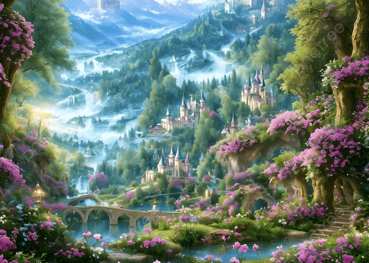 1200x857 The Kingdom Is Like A Dream In Fairy Tale Background, Cartoon, Fairy Tale, Nature Background Image And Wallpaper for Free Download