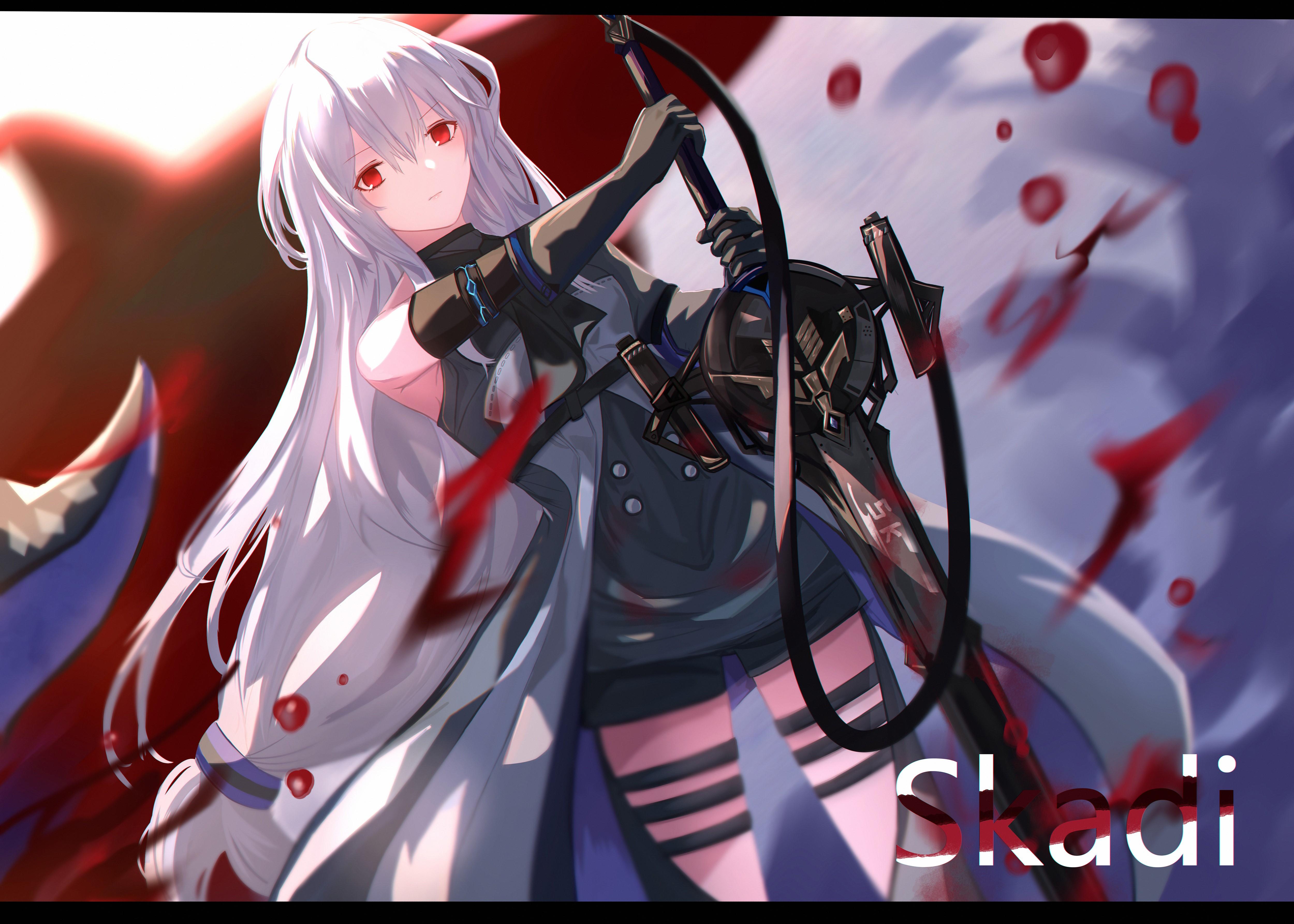 5000x3571 Wallpaper / anime girls, Skadi(Arknights), Arknights free download