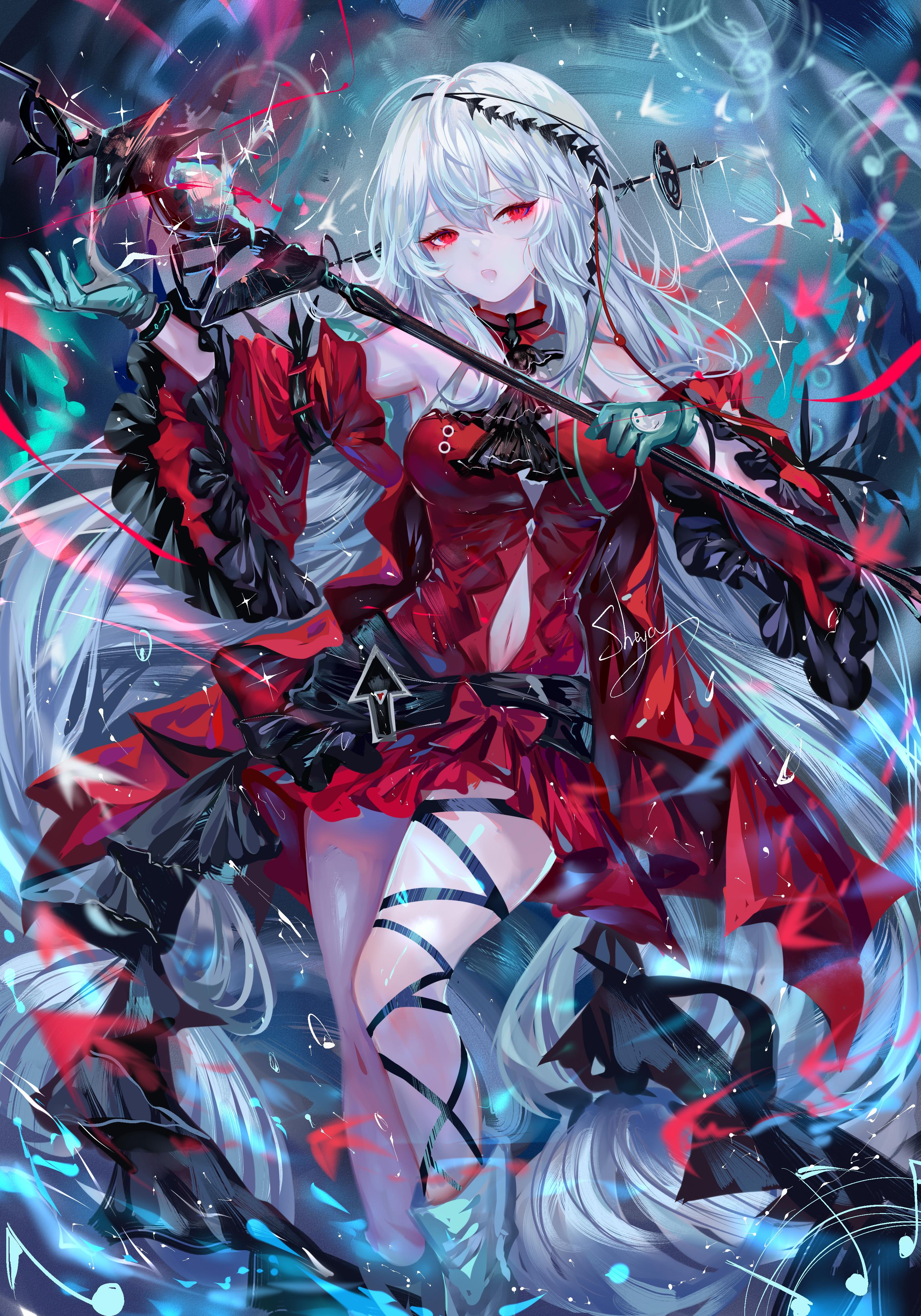 2800x4000 Skadi The Corrupting Heart (Arknights) Anime Image Board Mobile