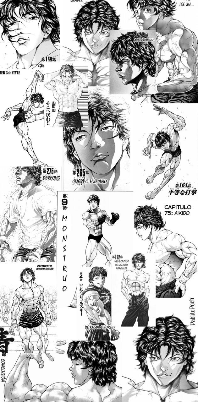 630x1280 Baki collage wallpaper