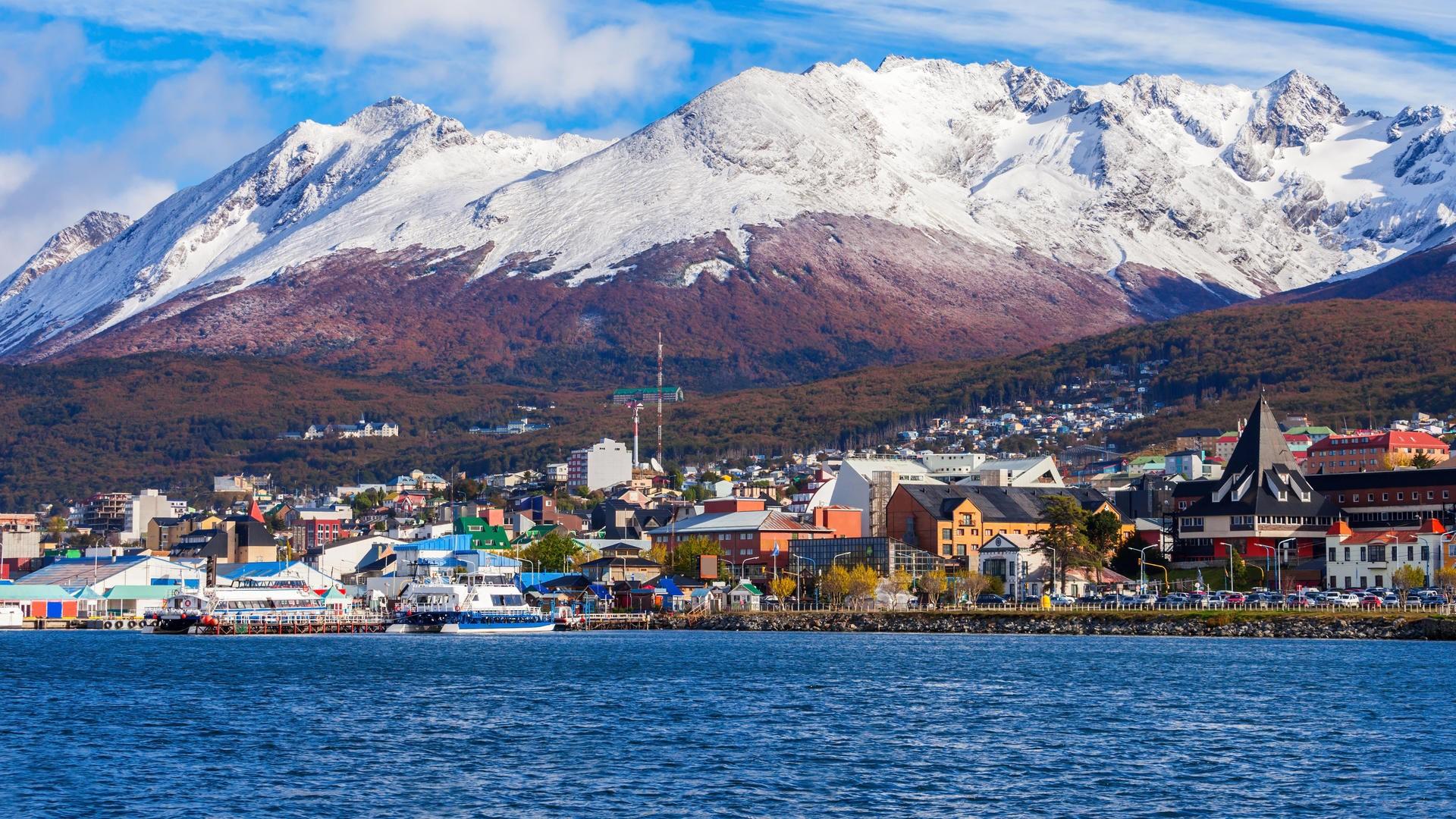 1920x1080 Wallpaper / ushuaia, Patagonia, nature, landscape, city free download